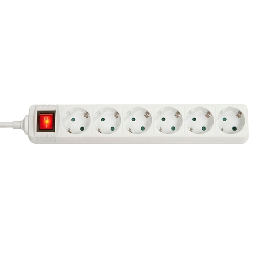 LINDY LINDY MULTIPRESA 6 INGRESSI SCHUKO CON INTERRUTTORE, BIANCA - MATERIALE ELETTRICO MULTIPRESE LINDY | TecnoCARE.net Sabaudia, Latina, Terracina, San Felice Circeo e Pontinia
