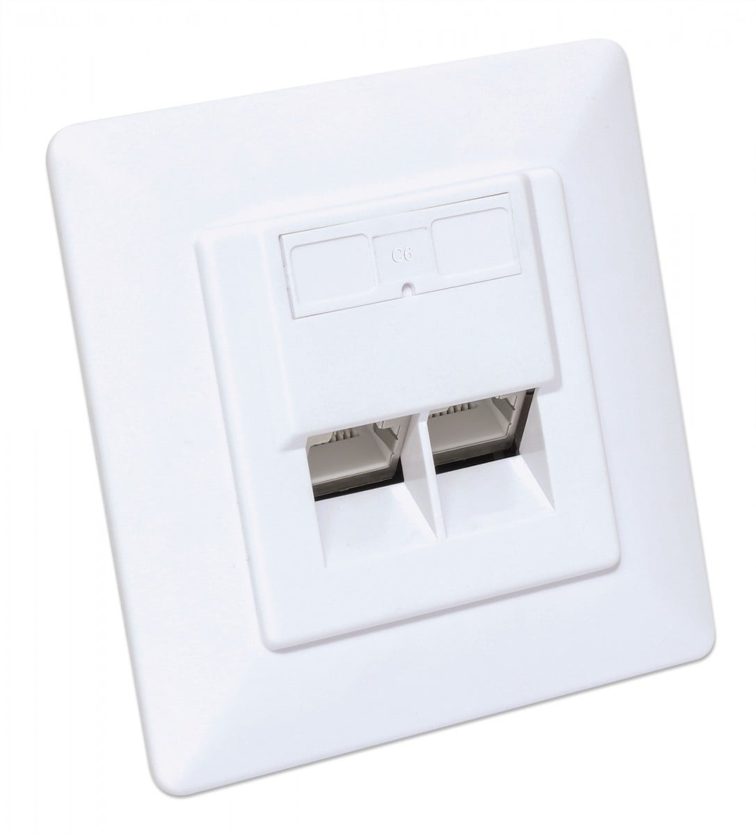 INTELLINET Intellinet 771900 presa energia 2 x RJ-45 Bianco - DISPOSITIVI E ACCESSORI DI CABLAGGIO | TecnoCARE.net Sabaudia, Latina, Terracina, San Felice Circeo e Pontinia