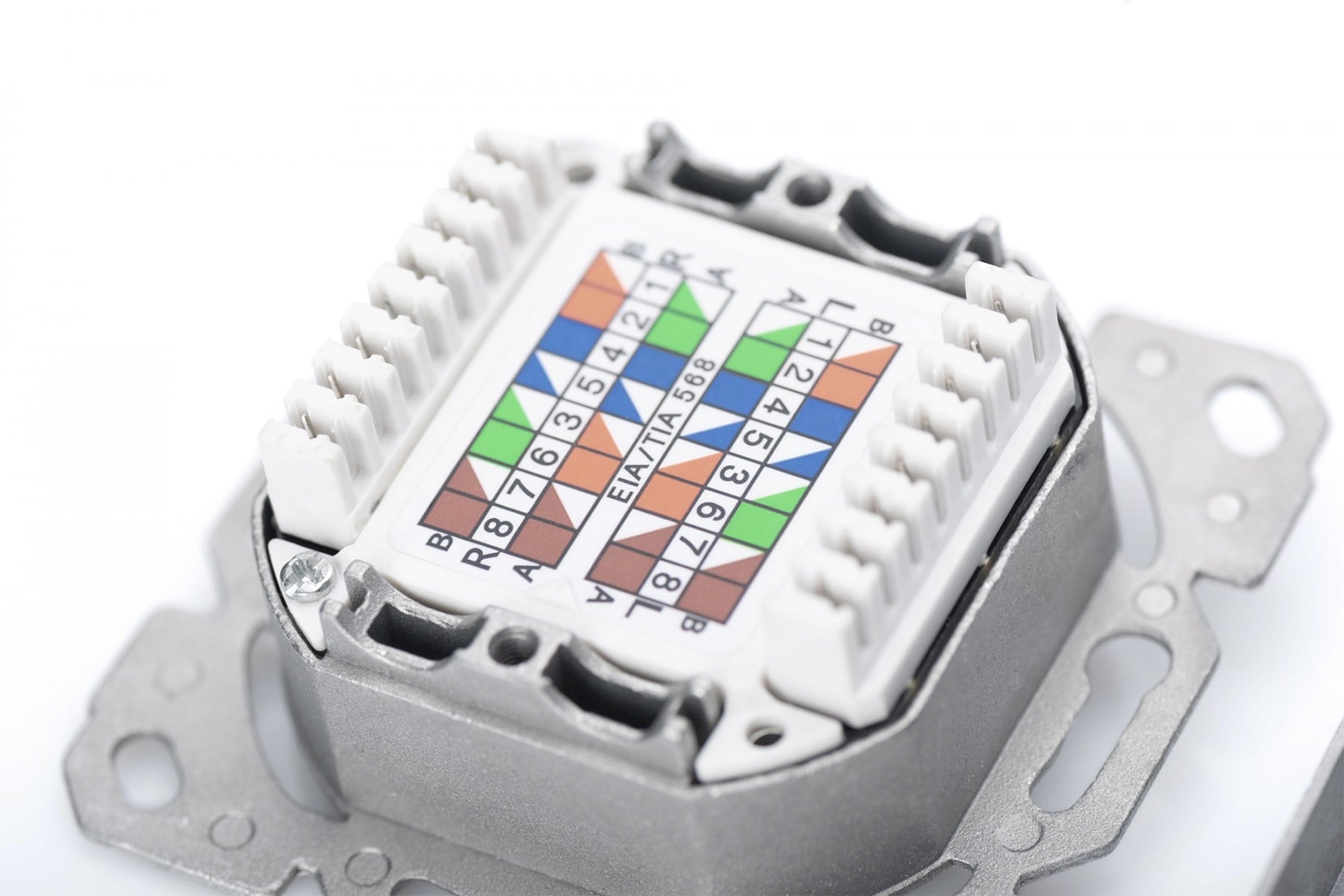 DIGITUS Digitus DN-9006/B5-N presa energia RJ-45 Bianco - DISPOSITIVI E ACCESSORI DI CABLAGGIO | TecnoCARE.net Sabaudia, Latina, Terracina, San Felice Circeo e Pontinia