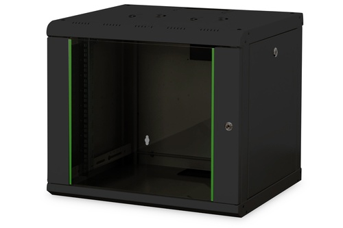 DIGITUS Digitus DN-19 09-U-SW rack 9U Da parete Nero - COMPONENTI | TecnoCARE.net Sabaudia, Latina, Terracina, San Felice Circeo e Pontinia