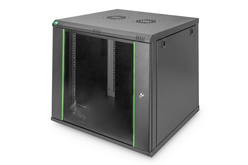DIGITUS Digitus DN-19 12U-6/6-EC-SW rack Da parete Nero - COMPONENTI | TecnoCARE.net Sabaudia, Latina, Terracina, San Felice Circeo e Pontinia