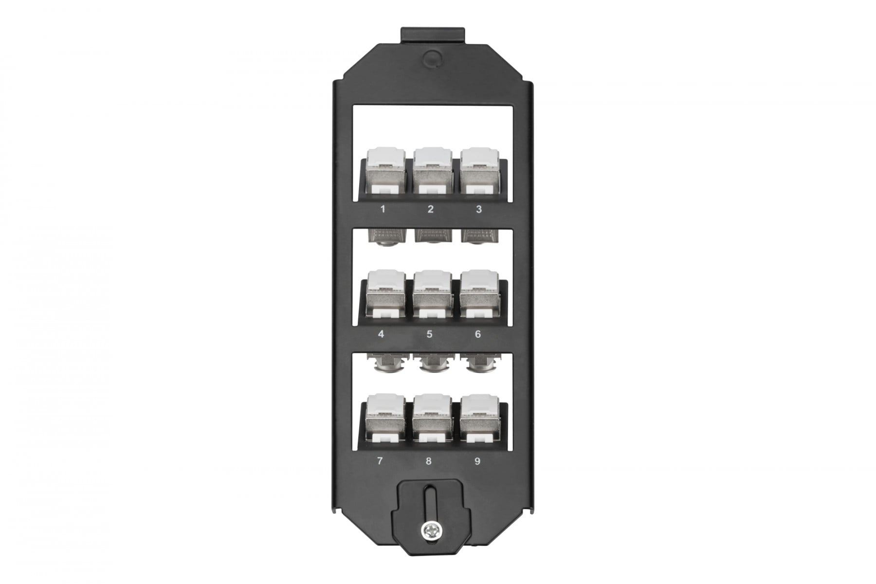 DIGITUS Digitus AN-25179 Placca copripresa e copri interruttori Nero - DISPOSITIVI E ACCESSORI DI CABLAGGIO | TecnoCARE.net Sabaudia, Latina, Terracina, San Felice Circeo e Pontinia