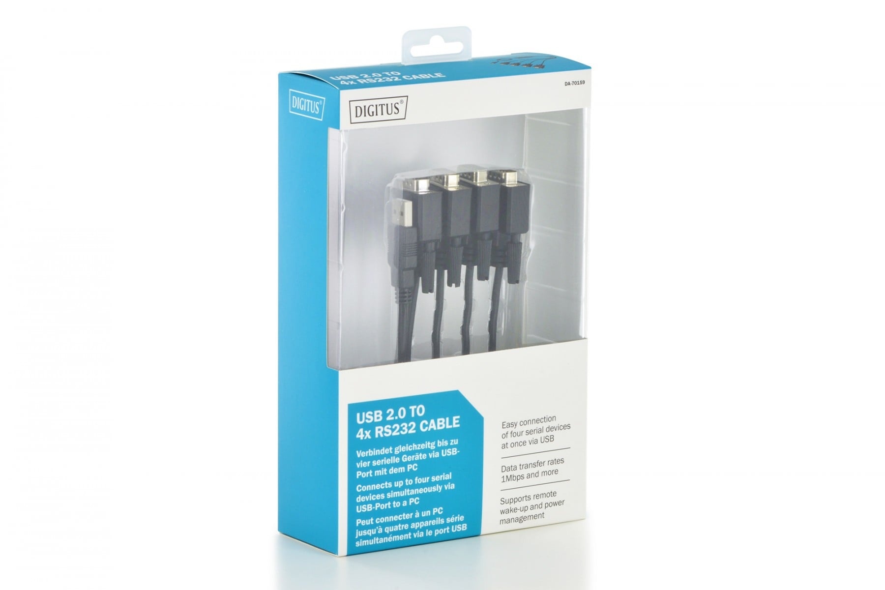 DIGITUS Digitus DA-70159 cavo seriale Nero 1,5 m USB tipo A DB-9 - CAVI PER COMPUTER E PERIFERICHE | TecnoCARE.net Sabaudia, Latina, Terracina, San Felice Circeo e Pontinia