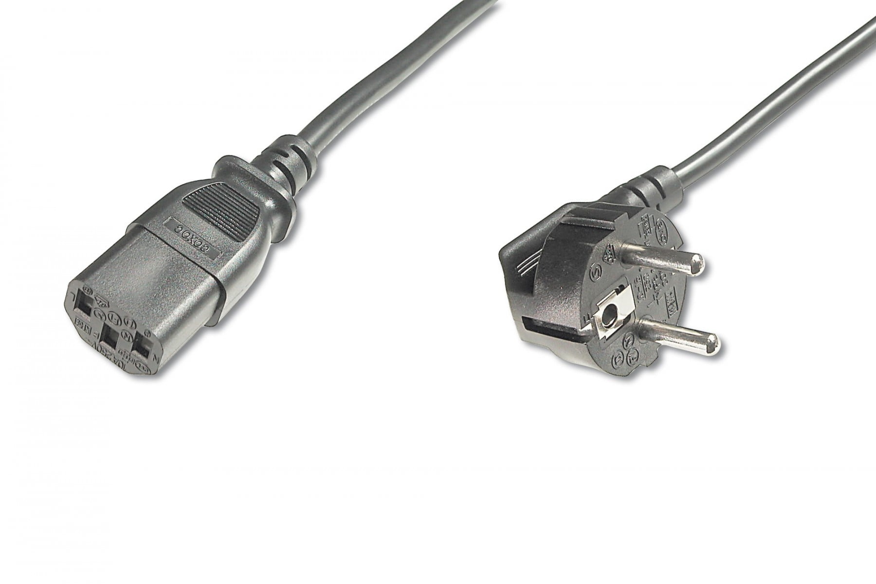 DIGITUS Digitus AK-440100-050-S cavo di alimentazione Nero 5 m CEE7/7 IEC C13 - CAVI PER COMPUTER E PERIFERICHE | TecnoCARE.net Sabaudia, Latina, Terracina, San Felice Circeo e Pontinia
