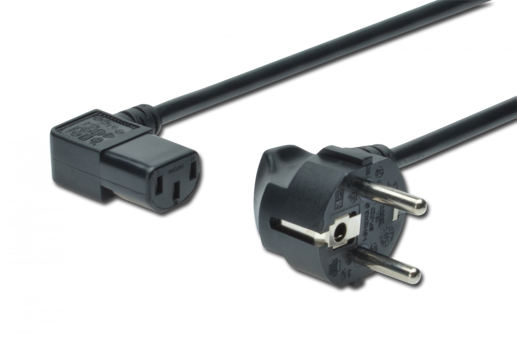 DIGITUS Digitus AK-440102-018-S cavo di alimentazione Nero 1,8 m CEE7/7 IEC C13 - CAVI PER COMPUTER E PERIFERICHE | TecnoCARE.net Sabaudia, Latina, Terracina, San Felice Circeo e Pontinia