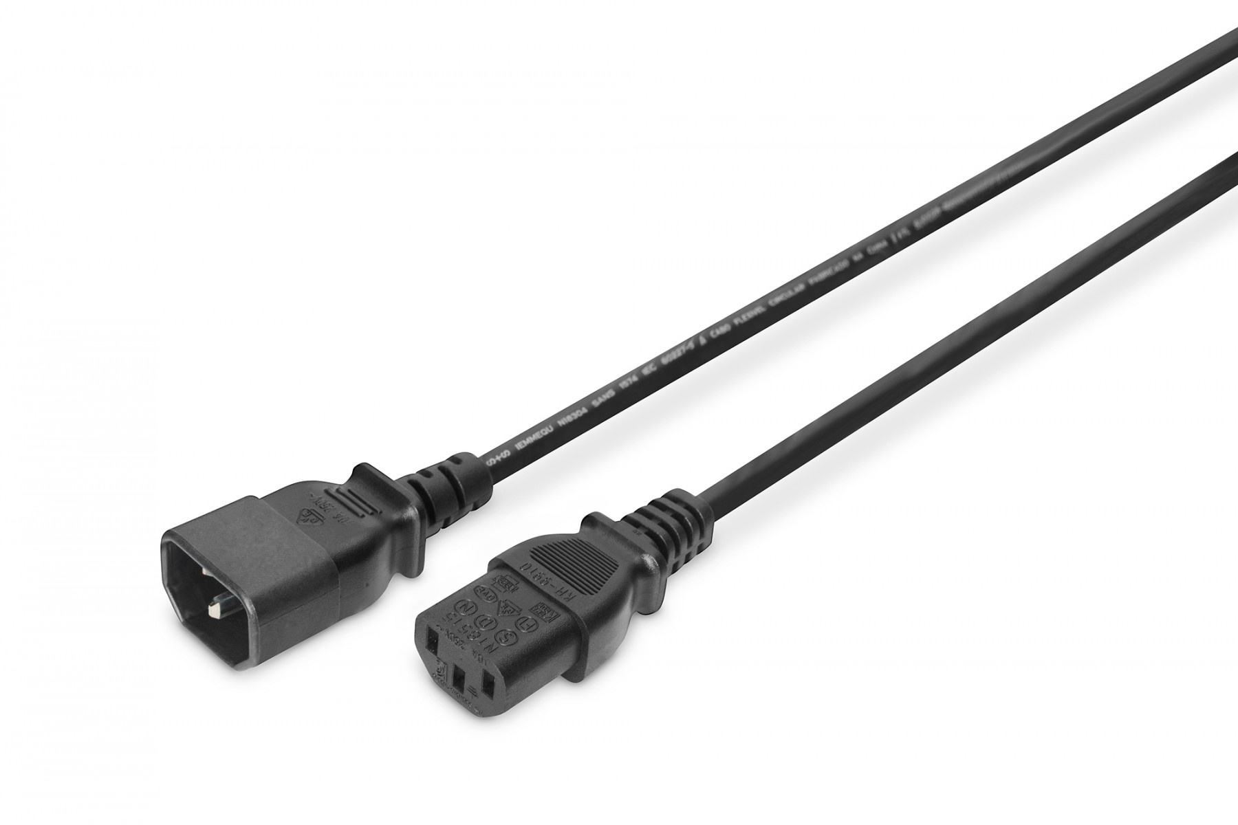DIGITUS Digitus AK-440201-018-S cavo di alimentazione Nero 1,8 m IEC C14 IEC C13 - CAVI PER COMPUTER E PERIFERICHE | TecnoCARE.net Sabaudia, Latina, Terracina, San Felice Circeo e Pontinia