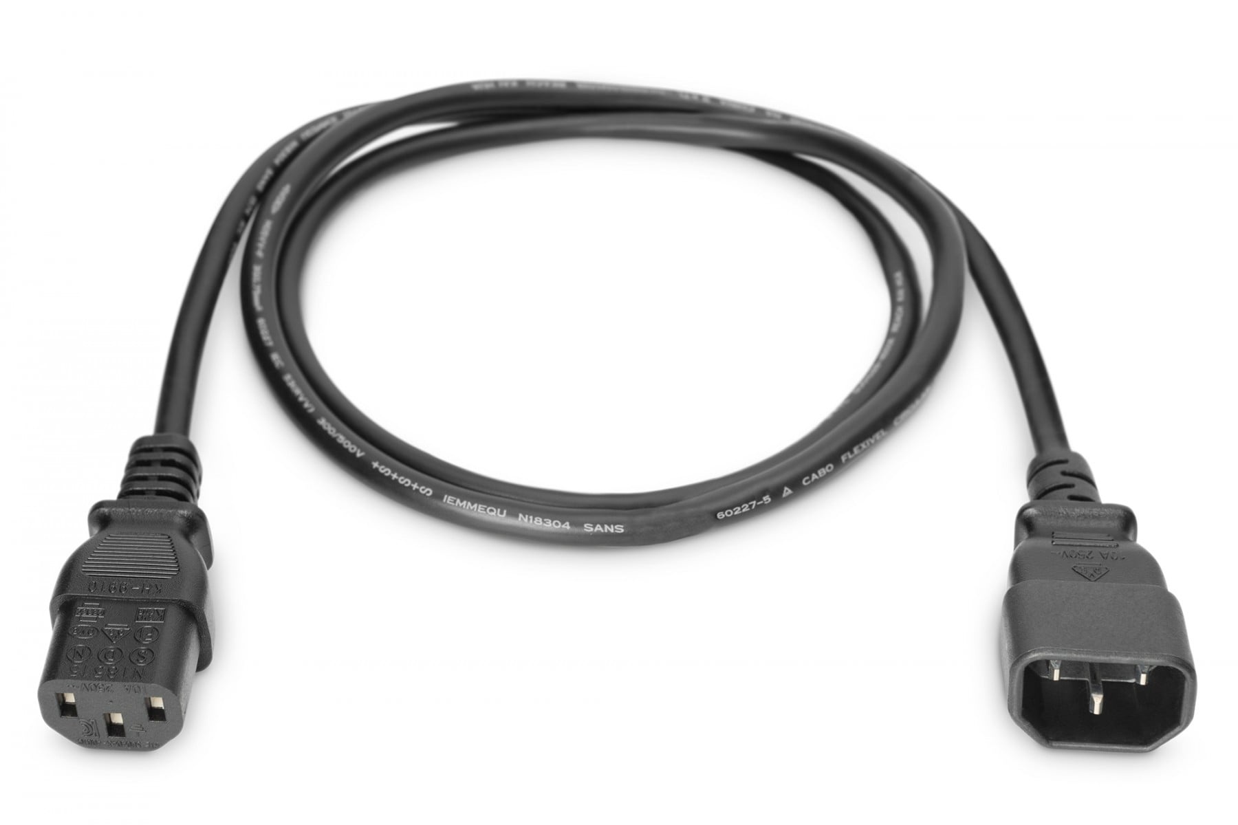 DIGITUS Digitus AK-440201-050-S cavo di alimentazione Nero 5 m IEC C14 IEC C13 - CAVI PER COMPUTER E PERIFERICHE | TecnoCARE.net Sabaudia, Latina, Terracina, San Felice Circeo e Pontinia