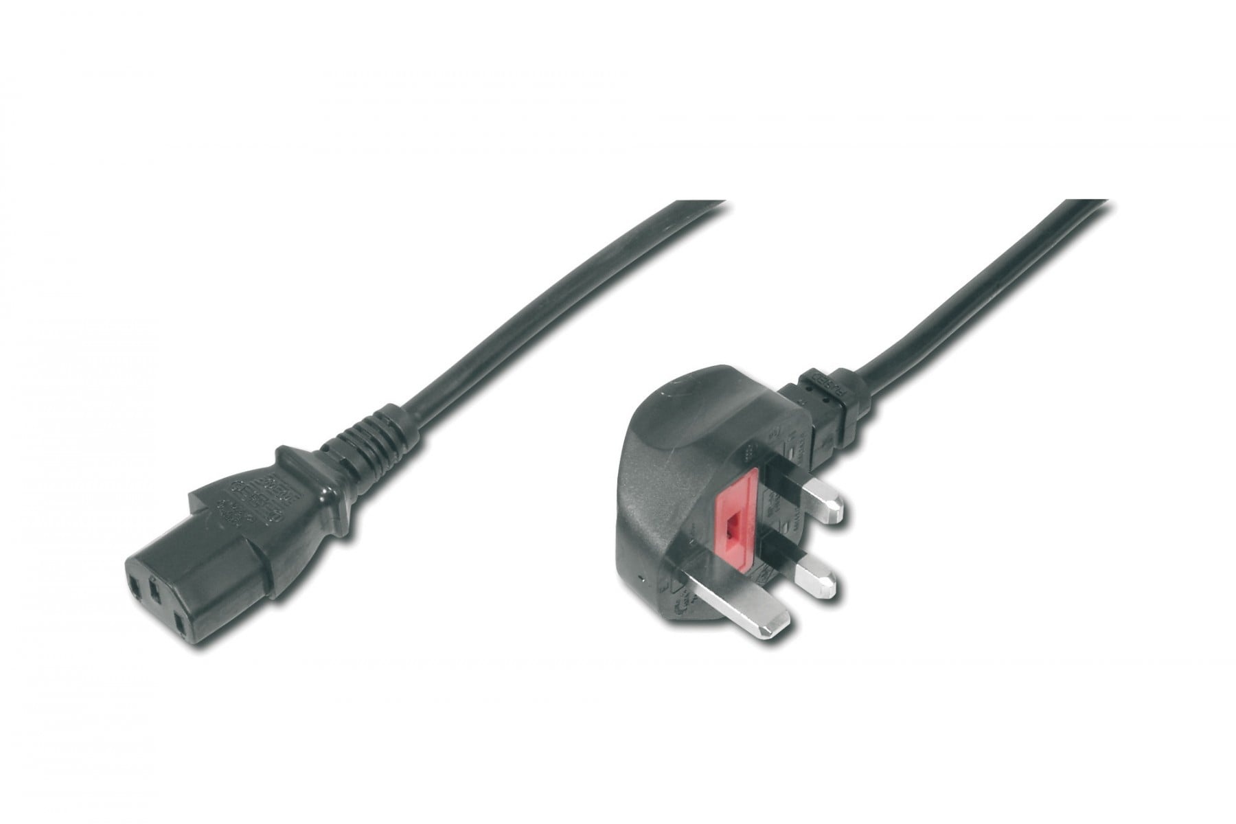 DIGITUS Digitus AK-440107-018-S cavo di alimentazione Nero 1,8 m BS 1363 IEC C13 - CAVI PER COMPUTER E PERIFERICHE | TecnoCARE.net Sabaudia, Latina, Terracina, San Felice Circeo e Pontinia