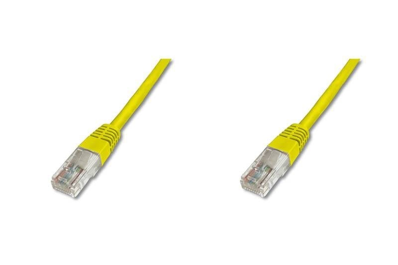 DIGITUS Digitus CAT 5e U-UTP 1.5m cavo di rete Giallo 1,5 m Cat5e - CAVI PER COMPUTER E PERIFERICHE | TecnoCARE.net Sabaudia, Latina, Terracina, San Felice Circeo e Pontinia