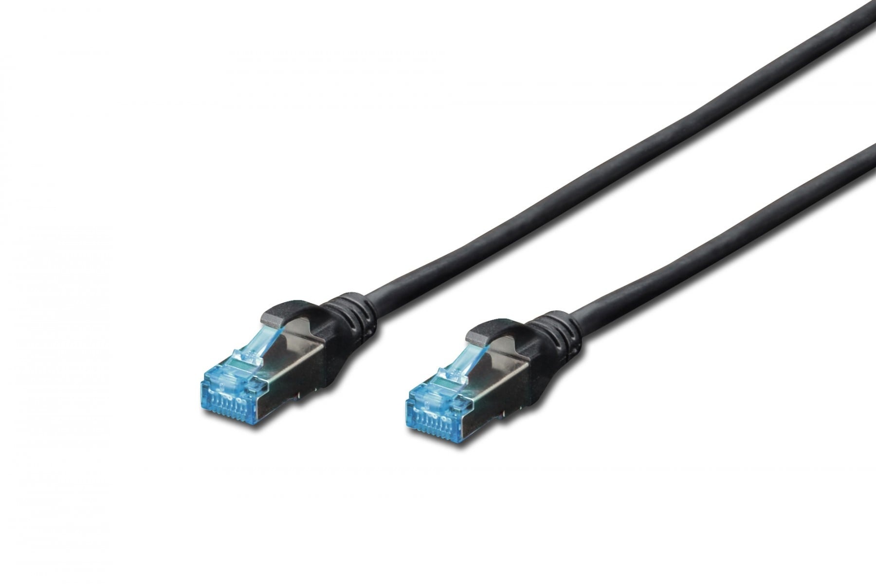 DIGITUS Digitus DK-1532-010/BL cavo di rete Nero 1 m Cat5e SF/UTP (S-FTP) - CAVI PER COMPUTER E PERIFERICHE | TecnoCARE.net Sabaudia, Latina, Terracina, San Felice Circeo e Pontinia