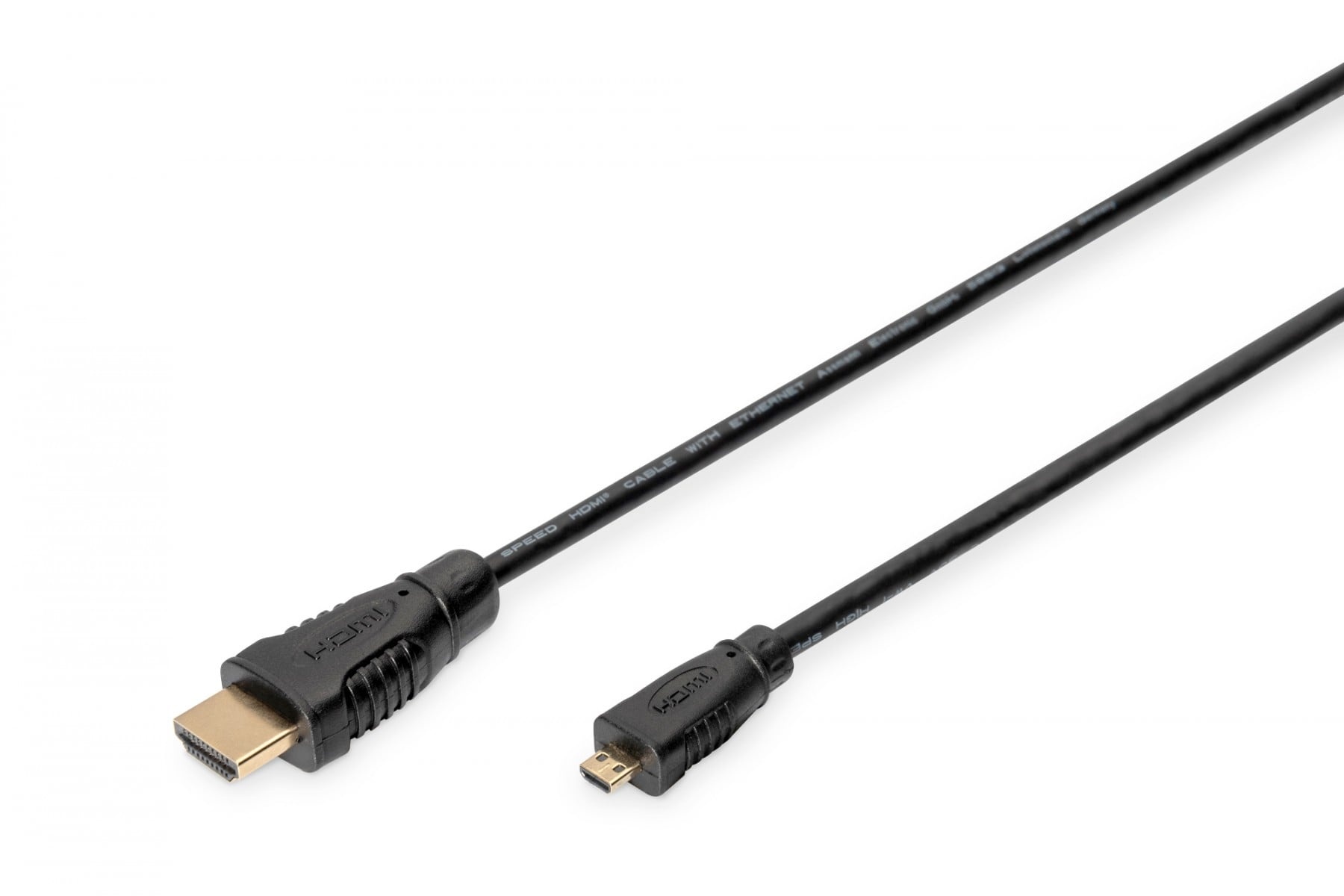 DIGITUS Digitus AK-330115-010-S cavo HDMI 1 m HDMI tipo D (Micro) HDMI tipo A (Standard) Nero - CAVI PER COMPUTER E PERIFERICHE | TecnoCARE.net Sabaudia, Latina, Terracina, San Felice Circeo e Pontinia