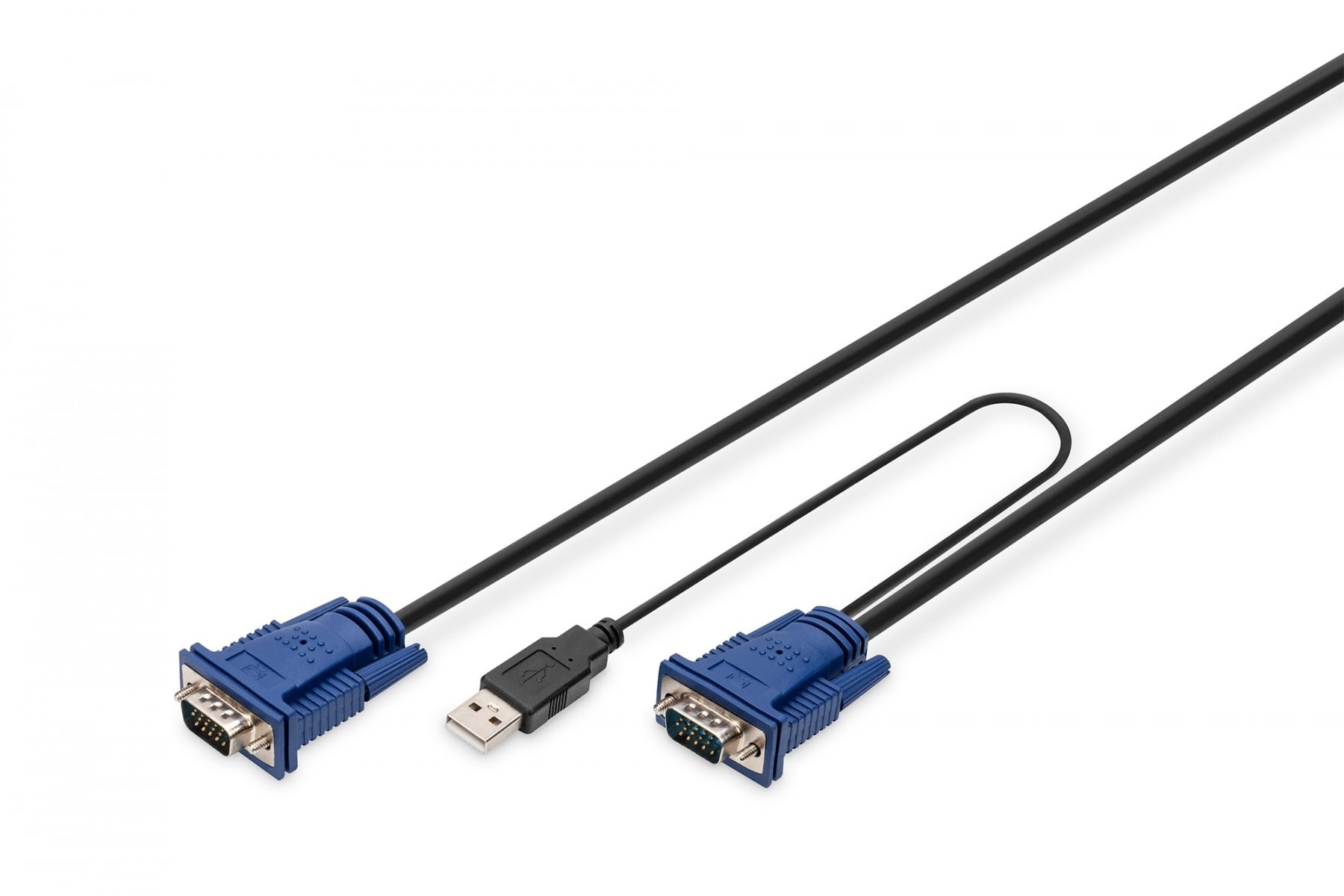DIGITUS Digitus DS-19232 cavo per tastiera, video e mouse Nero 3 m - CAVI PER COMPUTER E PERIFERICHE | TecnoCARE.net Sabaudia, Latina, Terracina, San Felice Circeo e Pontinia