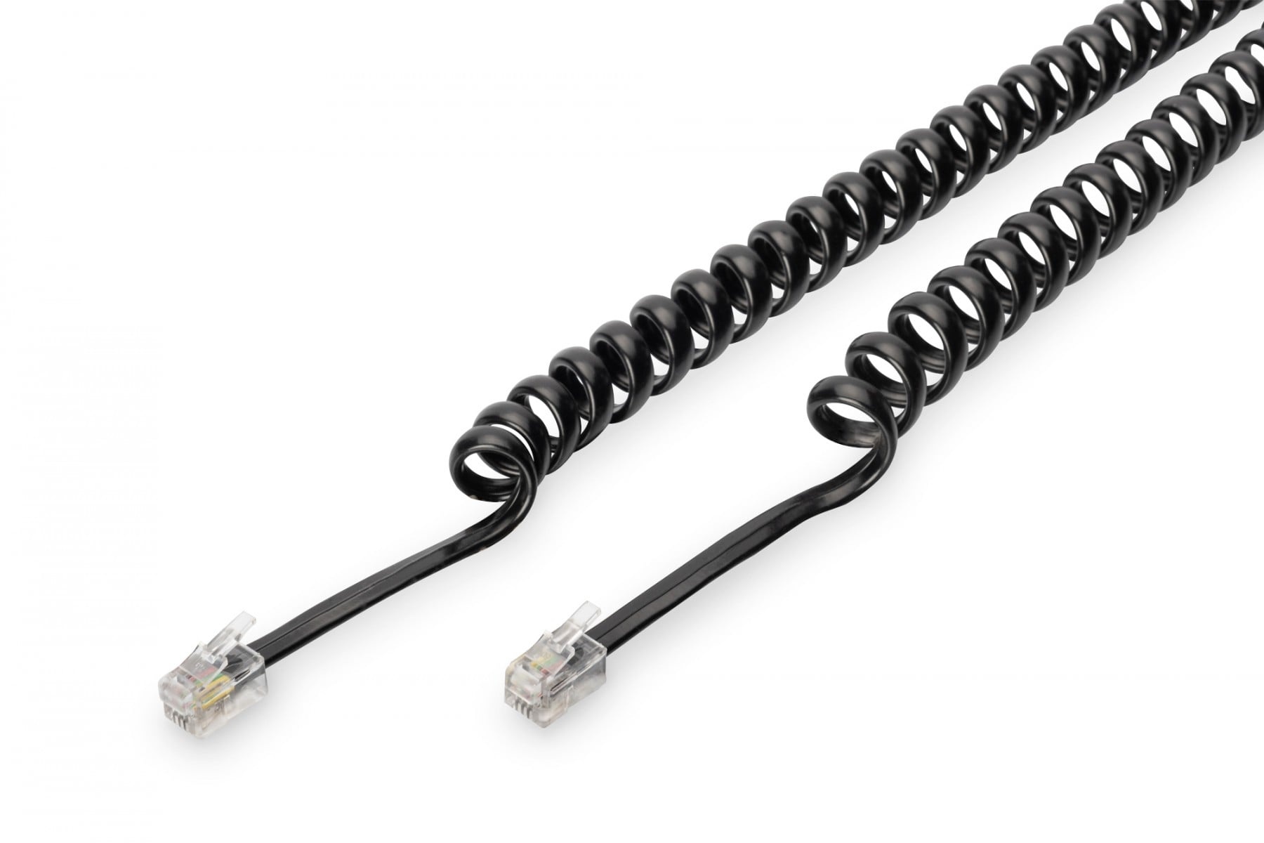 DIGITUS Digitus AK-460101-020-S cavo telefonico 2 m Nero - ACCESSORI PER APPARECCHIATURE DI TELECOMUNICAZIONE | TecnoCARE.net Sabaudia, Latina, Terracina, San Felice Circeo e Pontinia