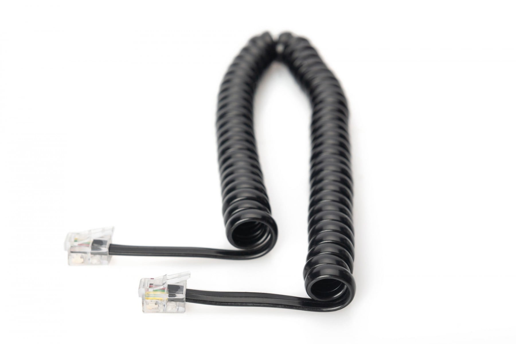 DIGITUS Digitus AK-460101-020-S cavo telefonico 2 m Nero - ACCESSORI PER APPARECCHIATURE DI TELECOMUNICAZIONE | TecnoCARE.net Sabaudia, Latina, Terracina, San Felice Circeo e Pontinia