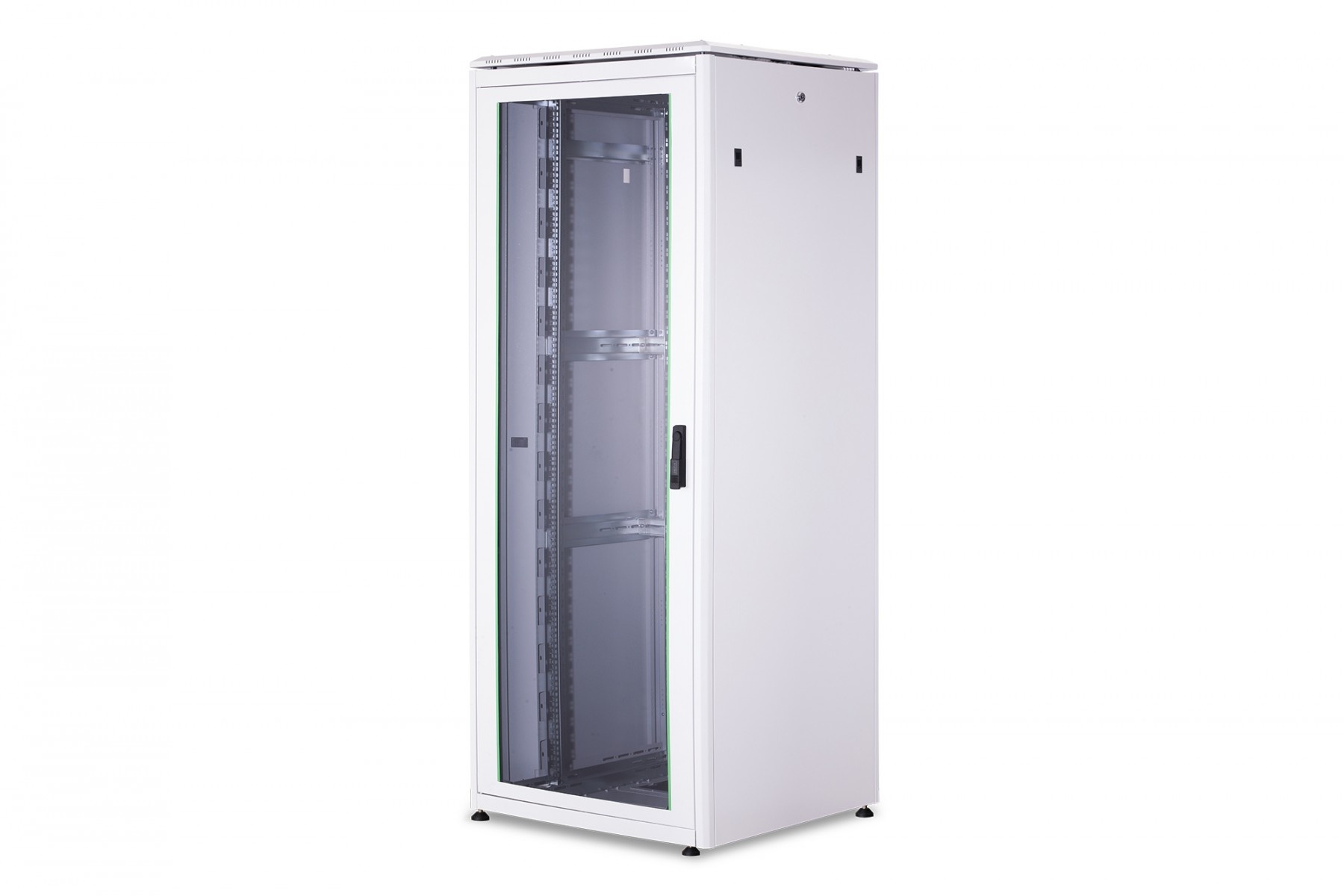 DIGITUS Armadio di rete in piedi Unique 19" 42U rack 800x800, porte anteriori in vetro, grigio, 800kg 2053x800x800 mm, colore grigio (RAL 7035) - COMPONENTI | TecnoCARE.net Sabaudia, Latina, Terracina, San Felice Circeo e Pontinia