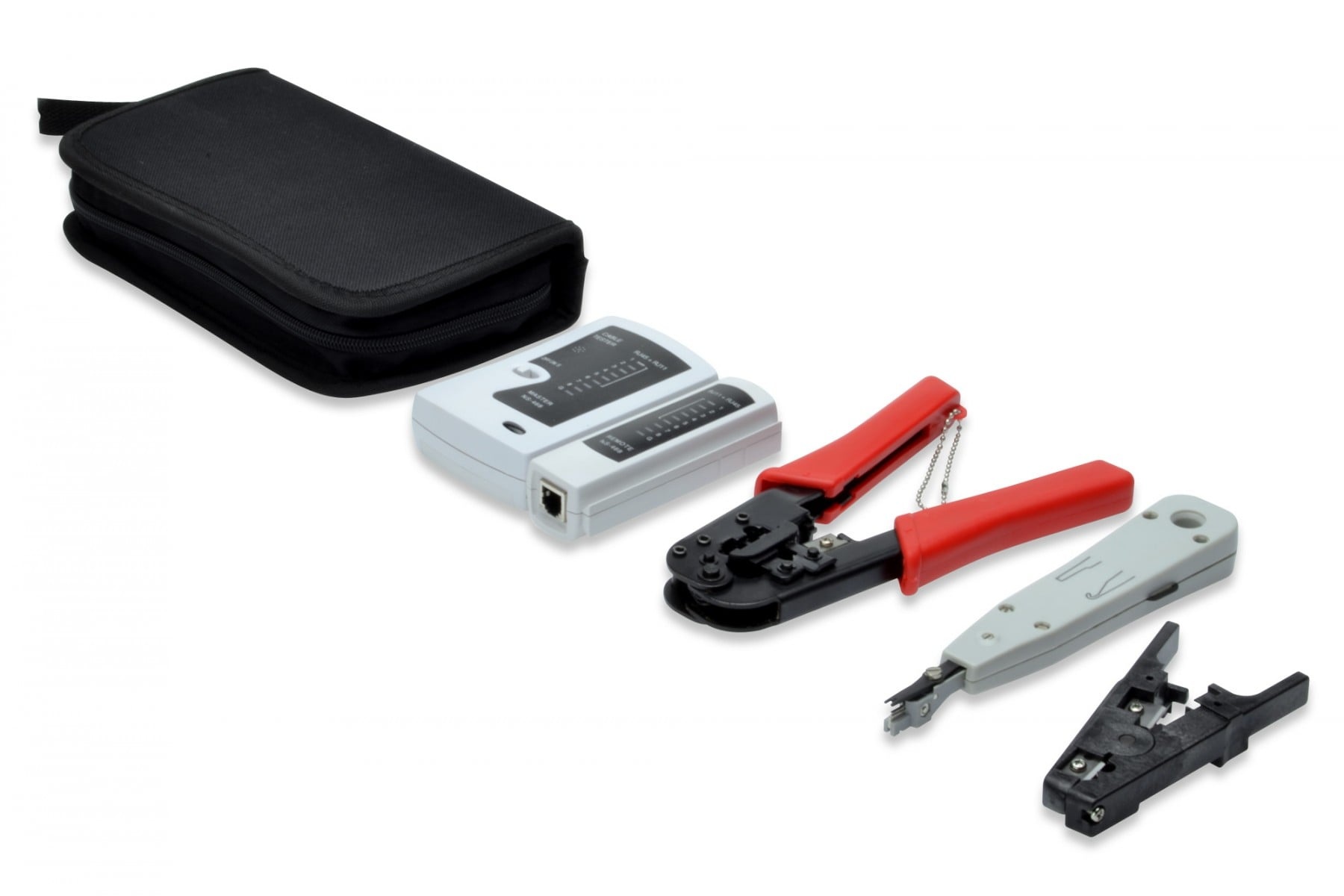 DIGITUS Digitus DN-94022 kit di utensili per la preparazione del cavo Nero, Grigio, Rosso - FORNITURE ELETTRICHE | TecnoCARE.net Sabaudia, Latina, Terracina, San Felice Circeo e Pontinia