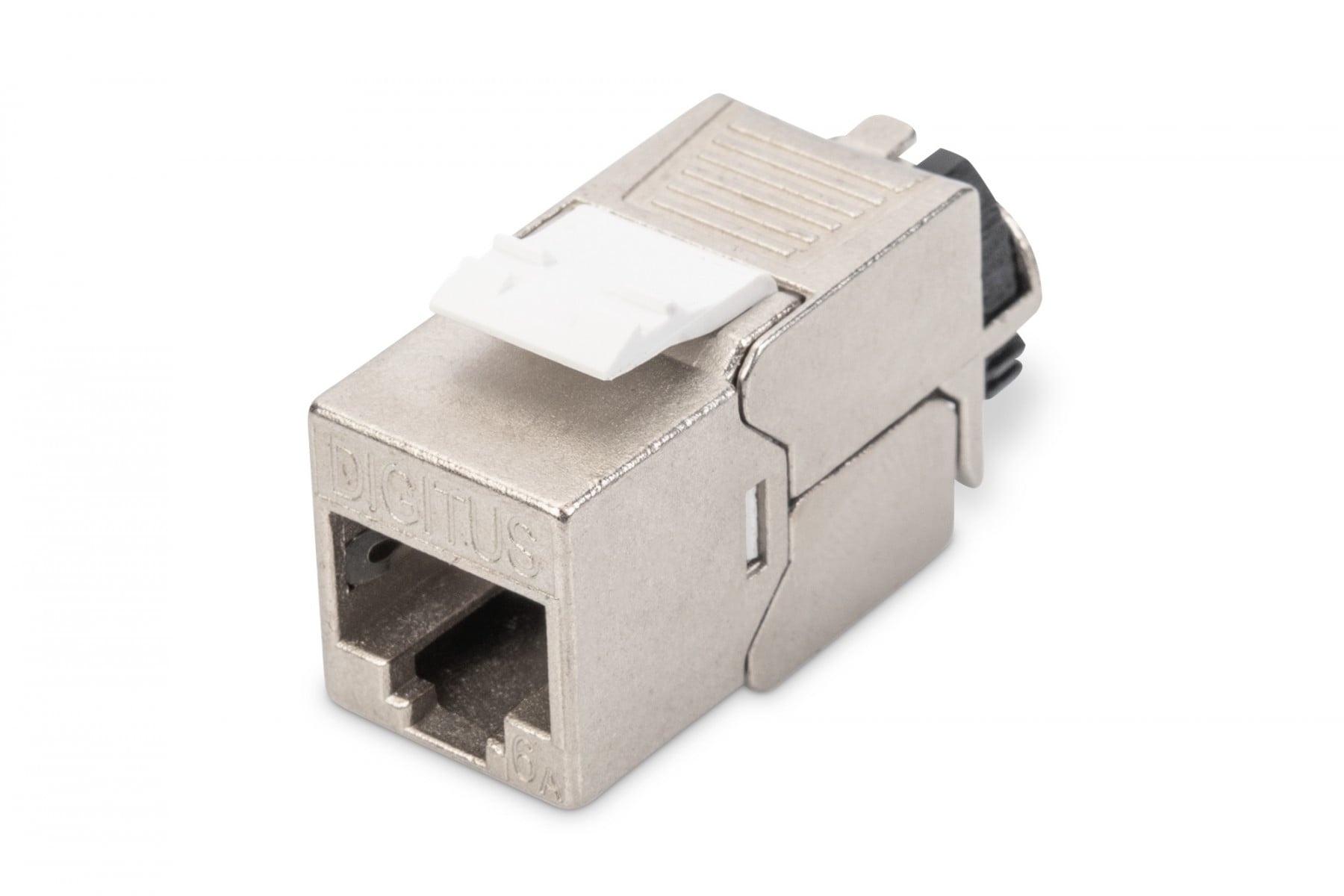 DIGITUS Modulo Keystone CAT 6A - schermato con supporto dei cavi intelligente - Argento - Rj-45 - 19 g - Cina - DISPOSITIVI E ACCESSORI DI CABLAGGIO | TecnoCARE.net Sabaudia, Latina, Terracina, San Felice Circeo e Pontinia