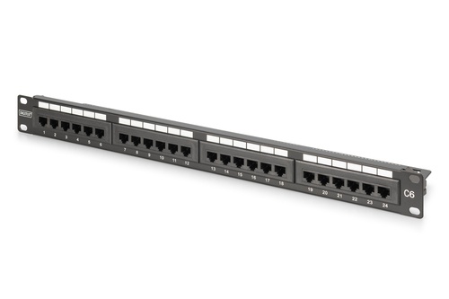 DIGITUS Digitus DN-91624U-CR Patch panel CAT 6, classe E, non schermato - RETI | TecnoCARE.net Sabaudia, Latina, Terracina, San Felice Circeo e Pontinia