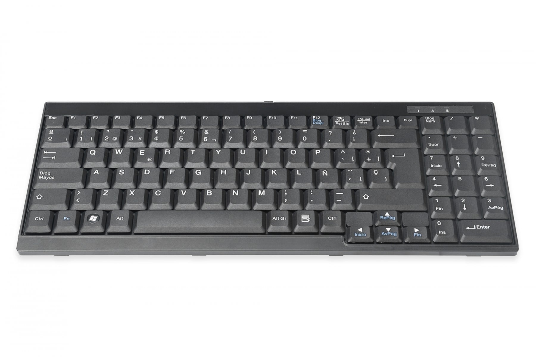 DIGITUS Digitus DS-72000ES tastiera Industriale QWERTY Nero - TASTIERE E CONTROLLER | TecnoCARE.net Sabaudia, Latina, Terracina, San Felice Circeo e Pontinia