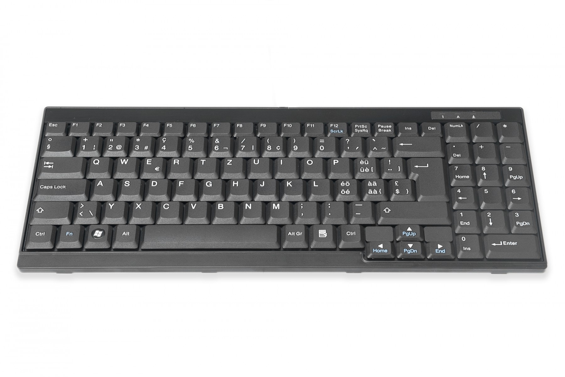 DIGITUS Digitus DS-72000CH tastiera Universale Nero - TASTIERE E CONTROLLER | TecnoCARE.net Sabaudia, Latina, Terracina, San Felice Circeo e Pontinia