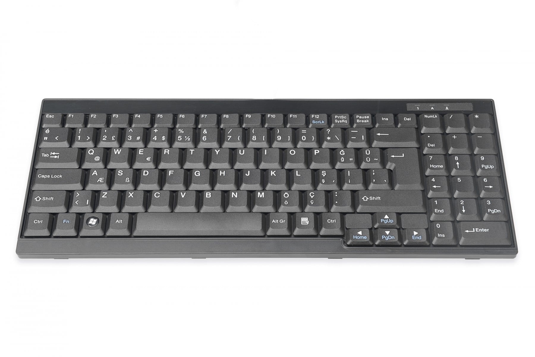 DIGITUS Digitus DS-72000TR tastiera Universale Nero - TASTIERE E CONTROLLER | TecnoCARE.net Sabaudia, Latina, Terracina, San Felice Circeo e Pontinia