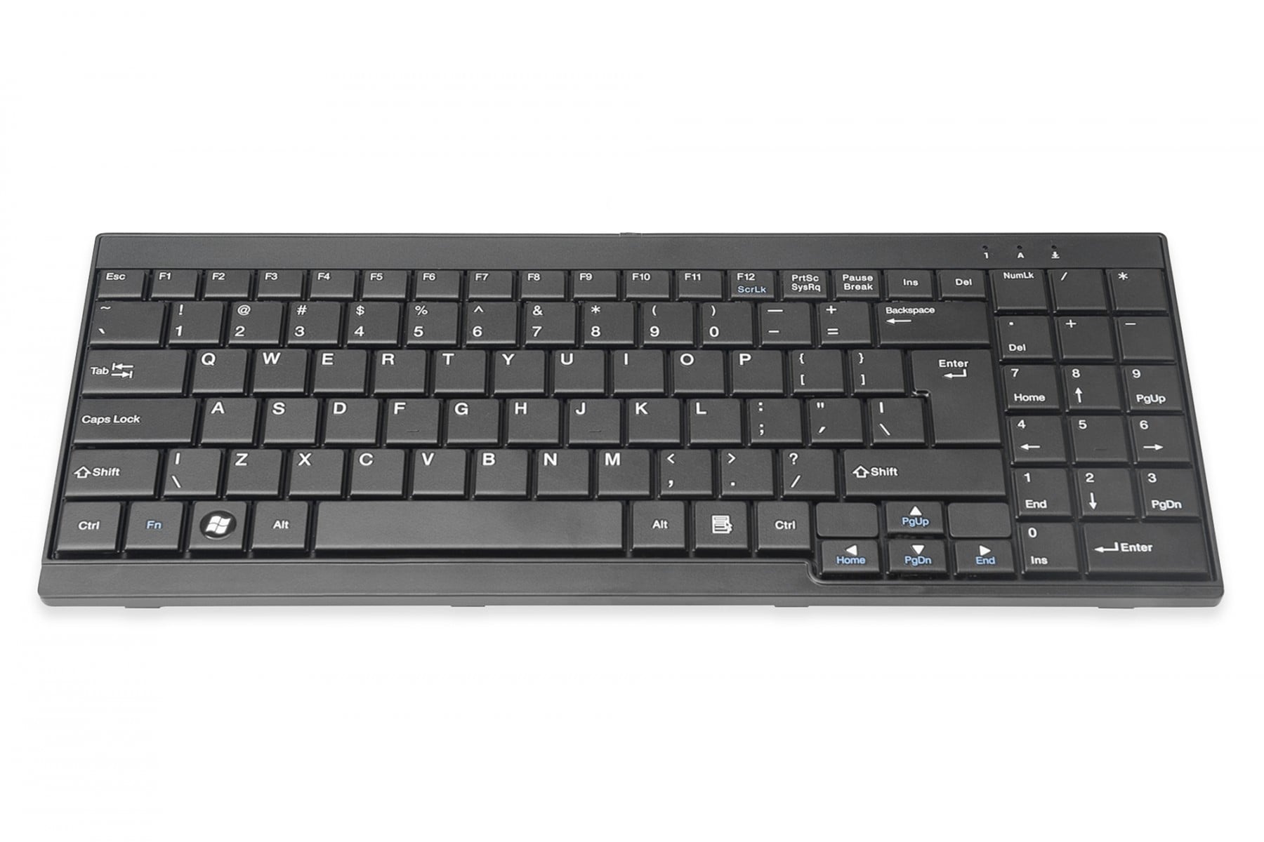 DIGITUS Digitus DS-72000US tastiera USB QWERTY Inglese US Nero - TASTIERE E CONTROLLER | TecnoCARE.net Sabaudia, Latina, Terracina, San Felice Circeo e Pontinia