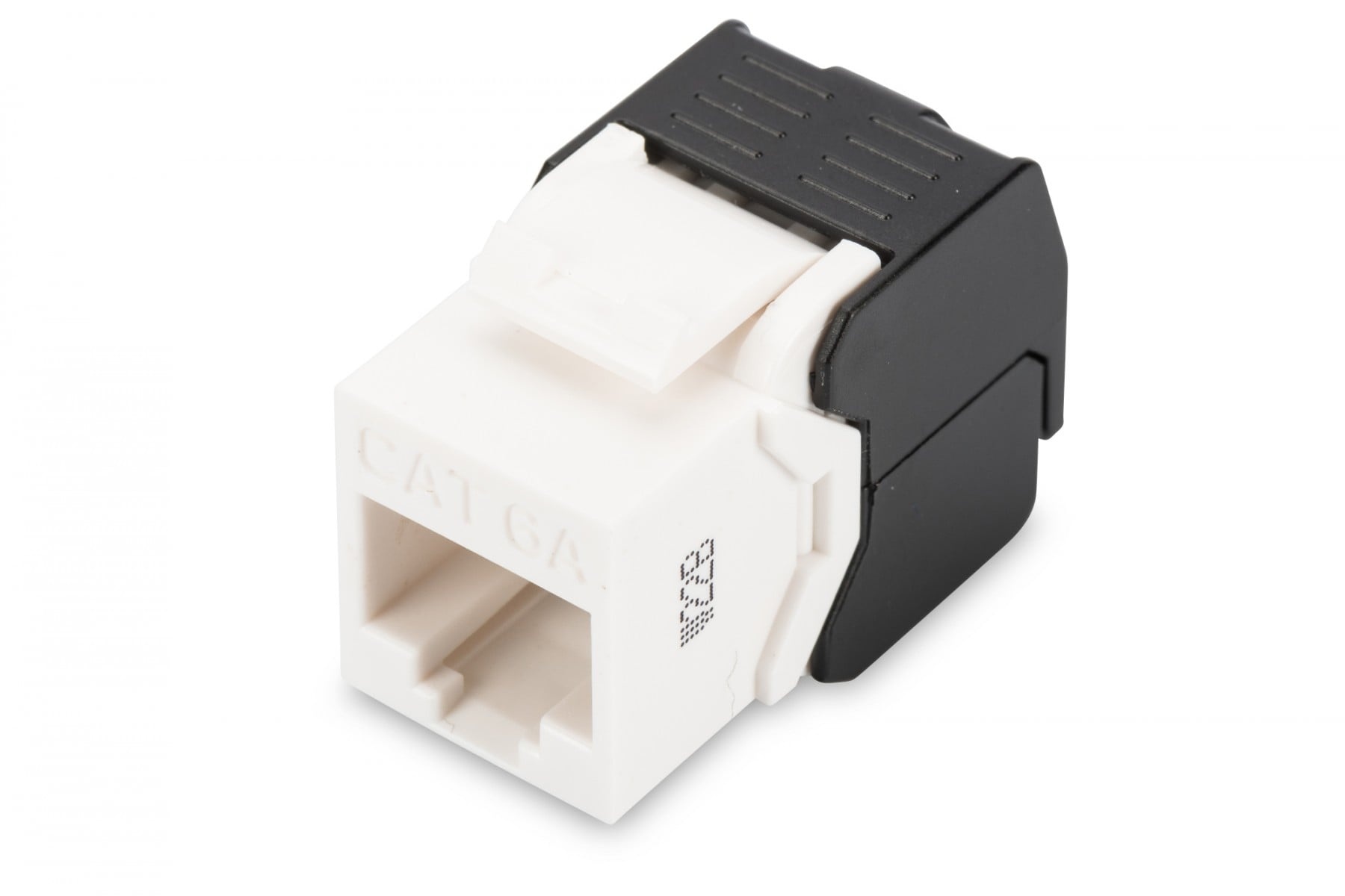 DIGITUS Modulo keystone CAT 6A - non schermato - Nero - Bianco - Nickel/Oro - Acrilonitrile butadiene stirene (ABS) - -10 - 50 °C - 35 mm - 25 mm - DISPOSITIVI E ACCESSORI DI CABLAGGIO | TecnoCARE.net Sabaudia, Latina, Terracina, San Felice Circeo e Pontinia