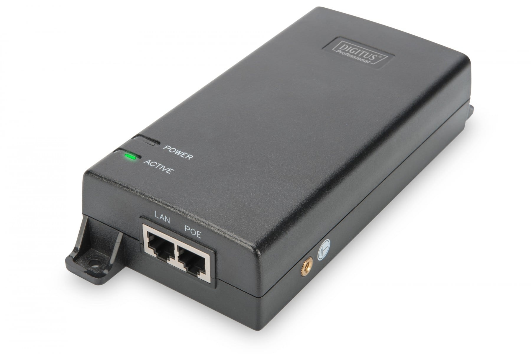 DIGITUS Iniettore PoE Ultra - 802.3at - 60 Watt - Gigabit Ethernet - 10,100,1000 Mbit/s - IEEE 802.3at - Nero - 400 m - Cina - RETI | TecnoCARE.net Sabaudia, Latina, Terracina, San Felice Circeo e Pontinia