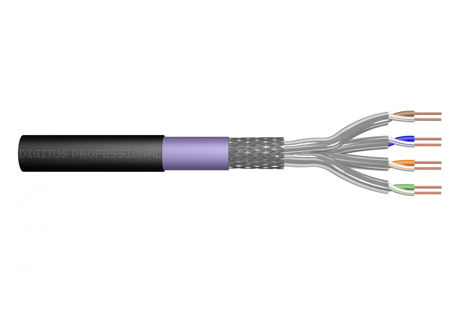 DIGITUS Digitus Cat.7 S/FTP burial installation cable, 100 m, simplex, PE - CAVI PER COMPUTER E PERIFERICHE | TecnoCARE.net Sabaudia, Latina, Terracina, San Felice Circeo e Pontinia