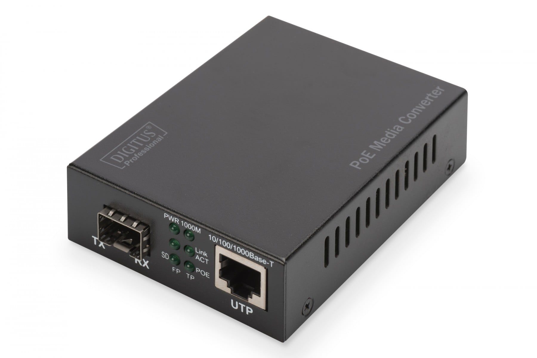 DIGITUS Digitus DN-82140 convertitore multimediale di rete 1000 Mbit/s Nero - RETI | TecnoCARE.net Sabaudia, Latina, Terracina, San Felice Circeo e Pontinia