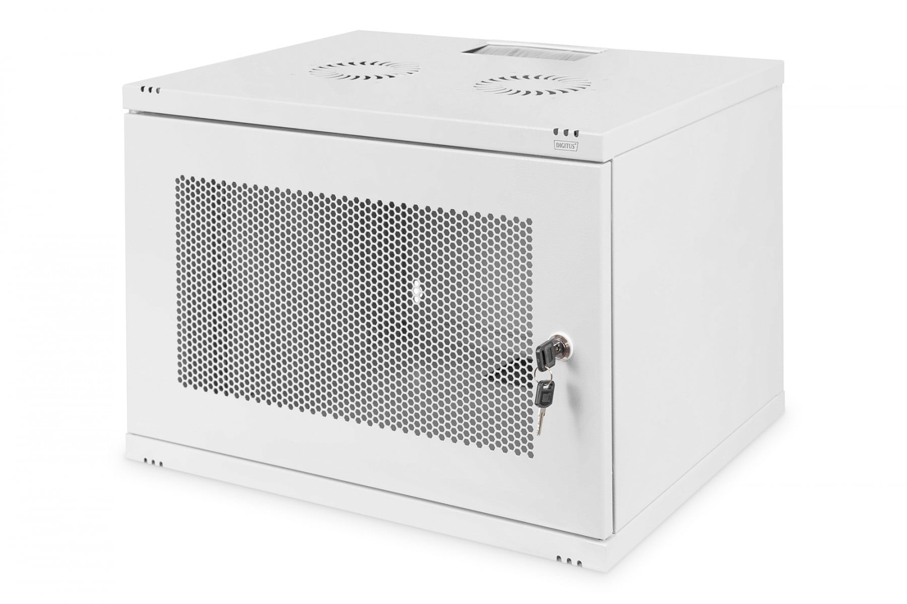 DIGITUS Armadio di rete a parete 19" 7U rack 540x400, porta perforata, grigio, non diviso, non assemblato, 60kg 370x540x400 mm, porta frontale perforata, grigio - COMPONENTI | TecnoCARE.net Sabaudia, Latina, Terracina, San Felice Circeo e Pontinia