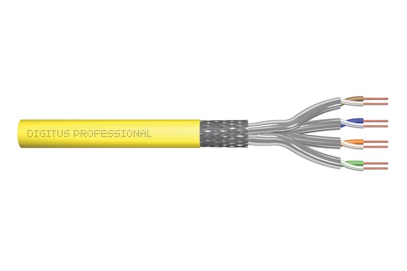 DIGITUS Digitus DK-1745-A-VH-5 cavo di rete Giallo 500 m Cat7a S/FTP (S-STP) Rotondo - CAVI PER COMPUTER E PERIFERICHE | TecnoCARE.net Sabaudia, Latina, Terracina, San Felice Circeo e Pontinia