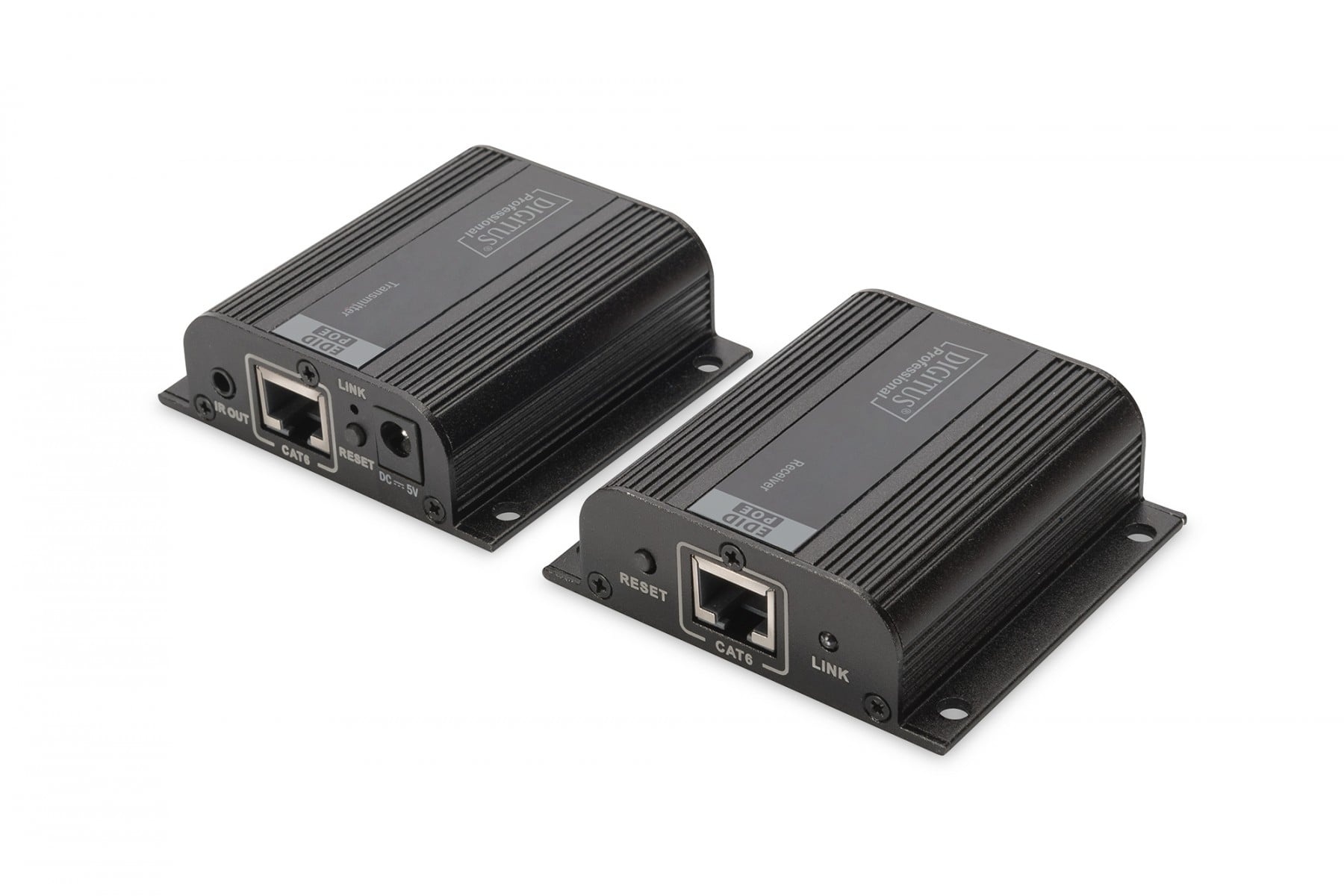 DIGITUS Digitus DS-55100-1 moltiplicatore AV Trasmettitore e ricevitore AV Nero - ELABORAZIONI E DISTRIBUZIONI DEL SEGNALE | TecnoCARE.net Sabaudia, Latina, Terracina, San Felice Circeo e Pontinia