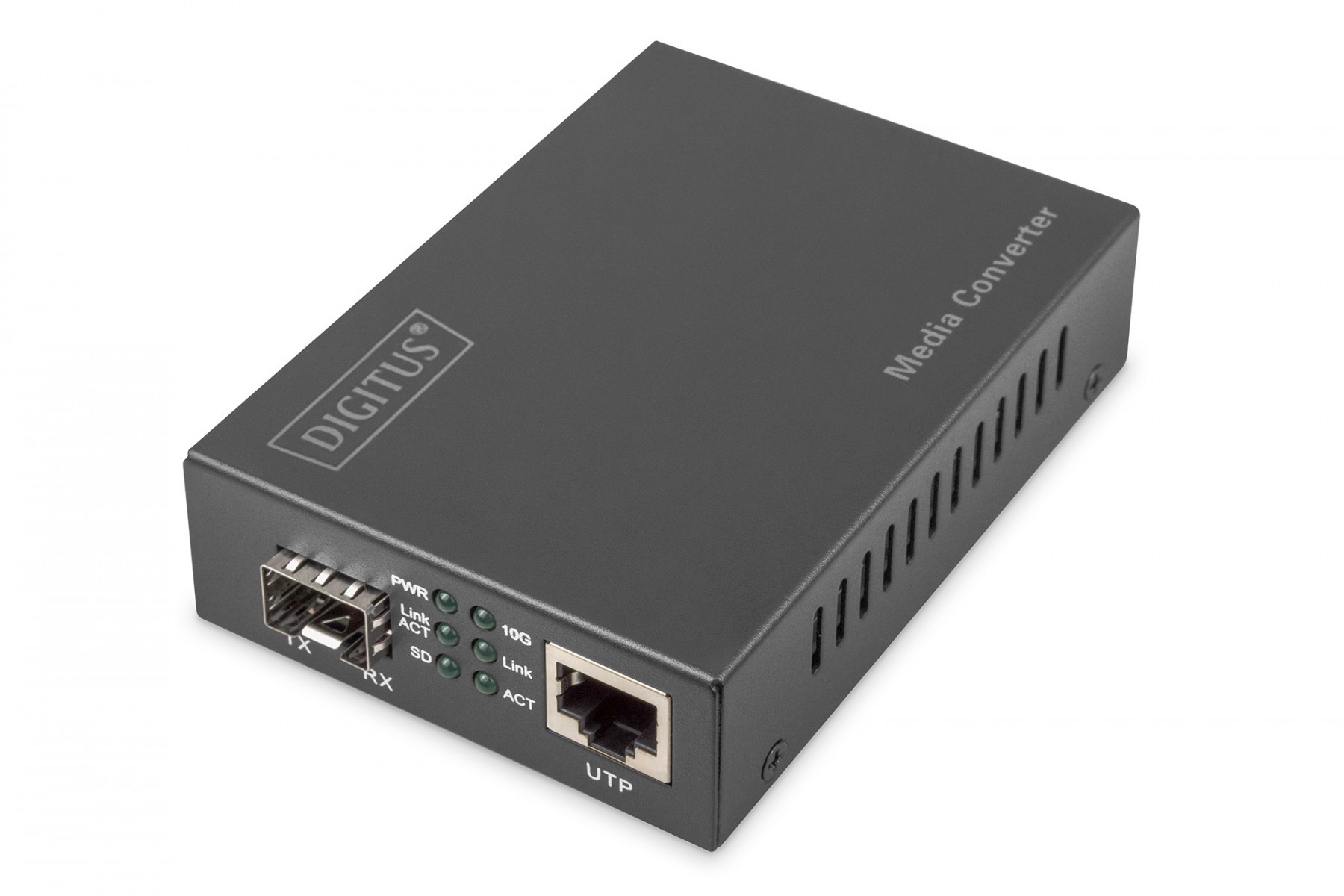 DIGITUS Digitus DN-82211 convertitore multimediale di rete 10000 Mbit/s Nero - RETI | TecnoCARE.net Sabaudia, Latina, Terracina, San Felice Circeo e Pontinia