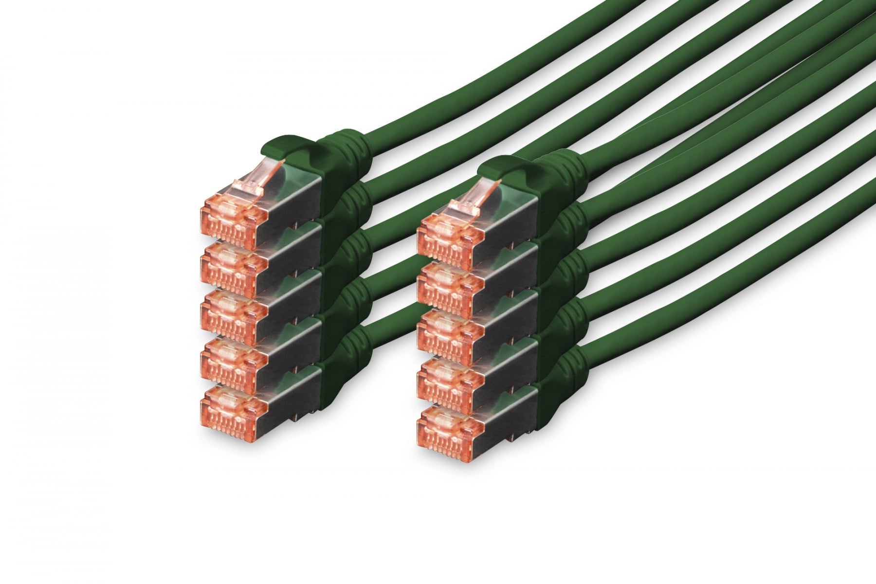 DIGITUS Digitus DK-1644-0025-G-10 cavo di rete Verde 0,25 m Cat6 S/FTP (S-STP) - CAVI PER COMPUTER E PERIFERICHE | TecnoCARE.net Sabaudia, Latina, Terracina, San Felice Circeo e Pontinia