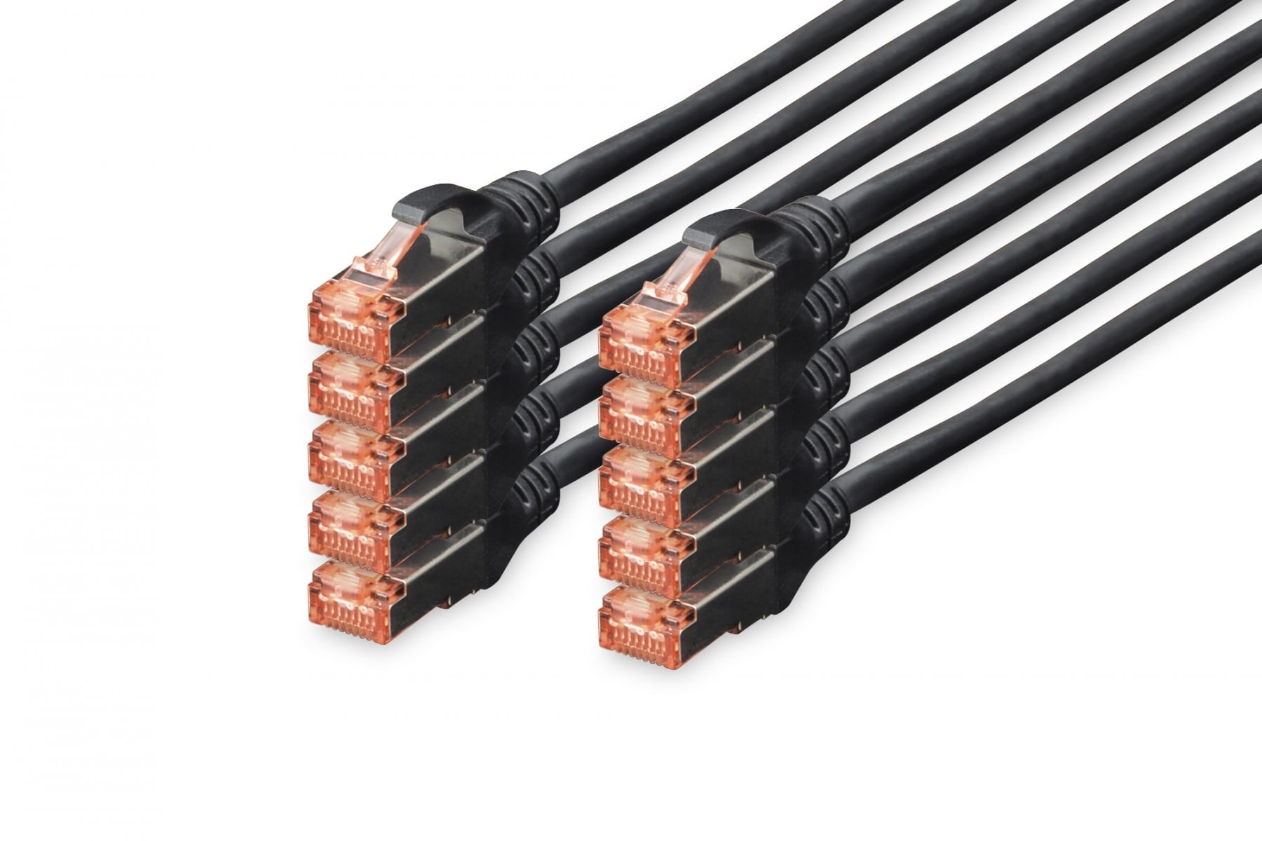 DIGITUS Digitus DK-1644-050-BL-10 cavo di rete Nero 5 m Cat6 S/FTP (S-STP) - CAVI PER COMPUTER E PERIFERICHE | TecnoCARE.net Sabaudia, Latina, Terracina, San Felice Circeo e Pontinia