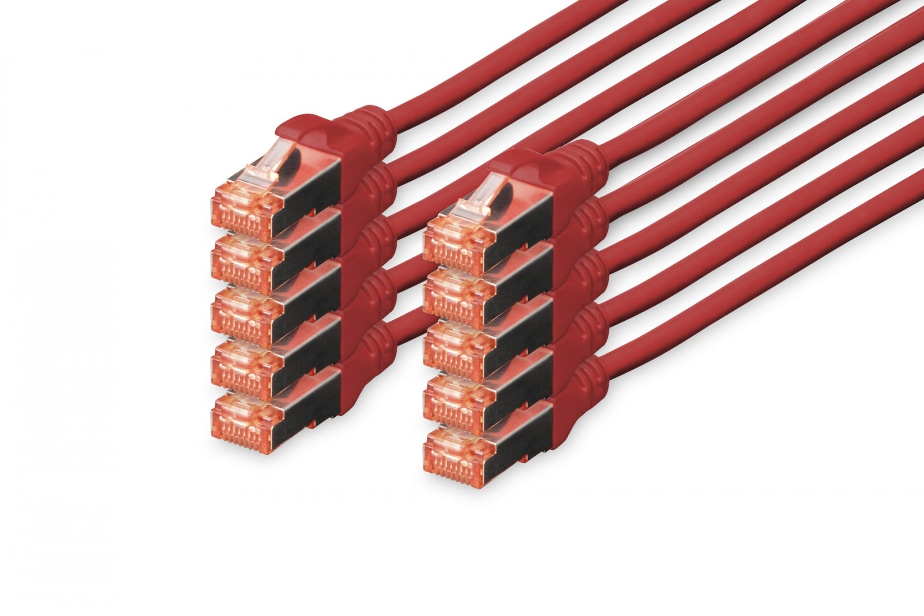DIGITUS Digitus DK-1644-050-R-10 cavo di rete Rosso 5 m Cat6 S/FTP (S-STP) - CAVI PER COMPUTER E PERIFERICHE | TecnoCARE.net Sabaudia, Latina, Terracina, San Felice Circeo e Pontinia