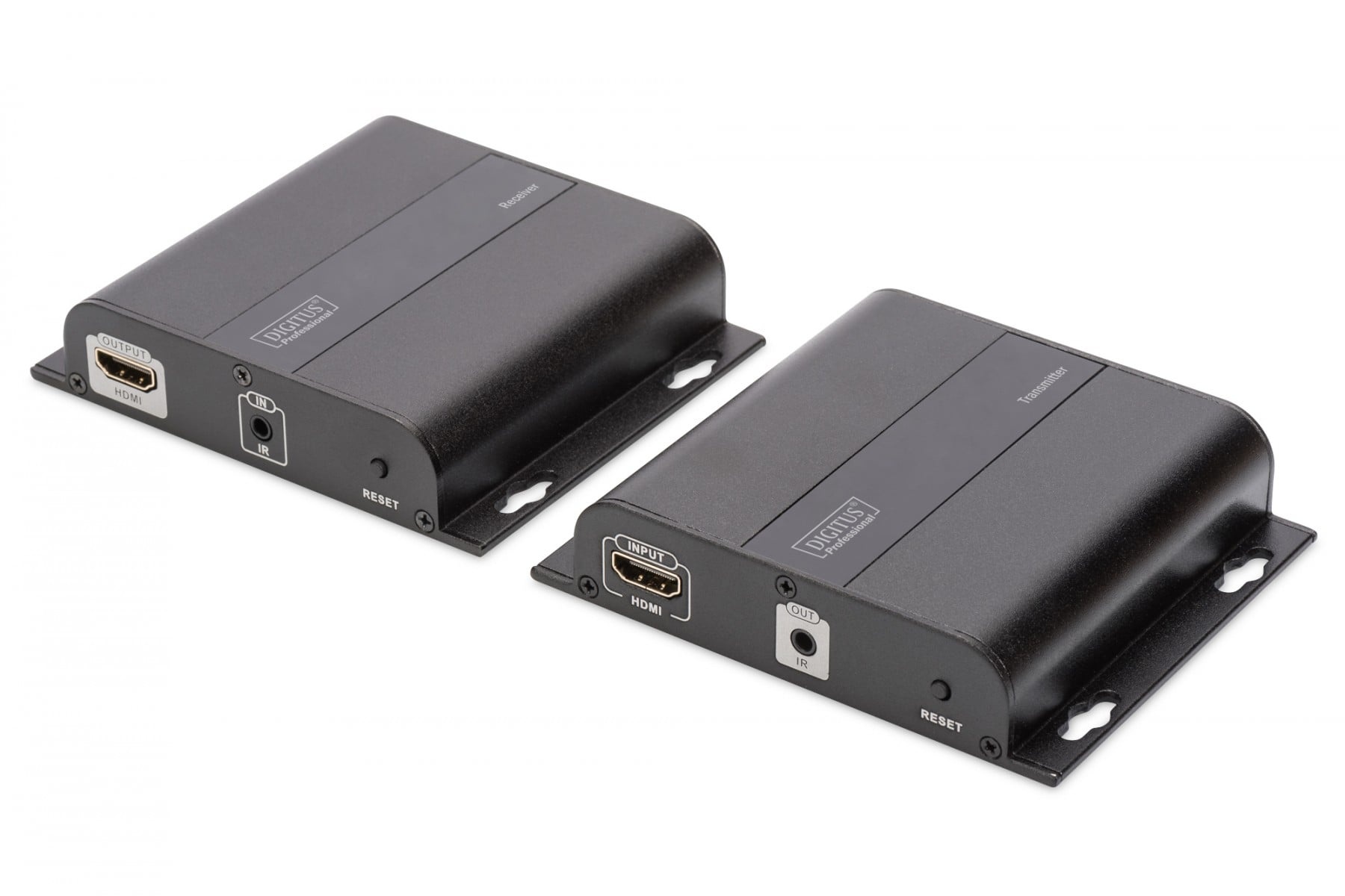 DIGITUS Digitus DS-55122 moltiplicatore AV Trasmettitore e ricevitore AV Nero - ELABORAZIONI E DISTRIBUZIONI DEL SEGNALE | TecnoCARE.net Sabaudia, Latina, Terracina, San Felice Circeo e Pontinia
