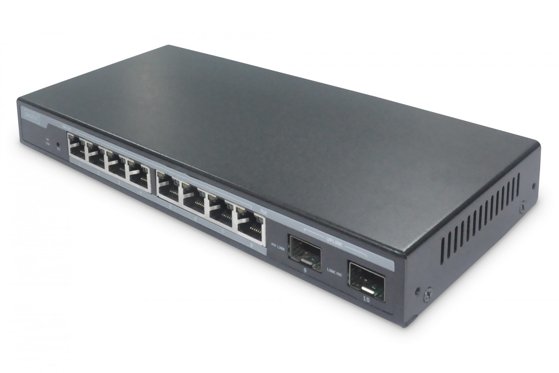 DIGITUS Digitus DN-95344 switch di rete Gestito Gigabit Ethernet (10/100/1000) Supporto Power over Ethernet (PoE) Nero - RETI | TecnoCARE.net Sabaudia, Latina, Terracina, San Felice Circeo e Pontinia