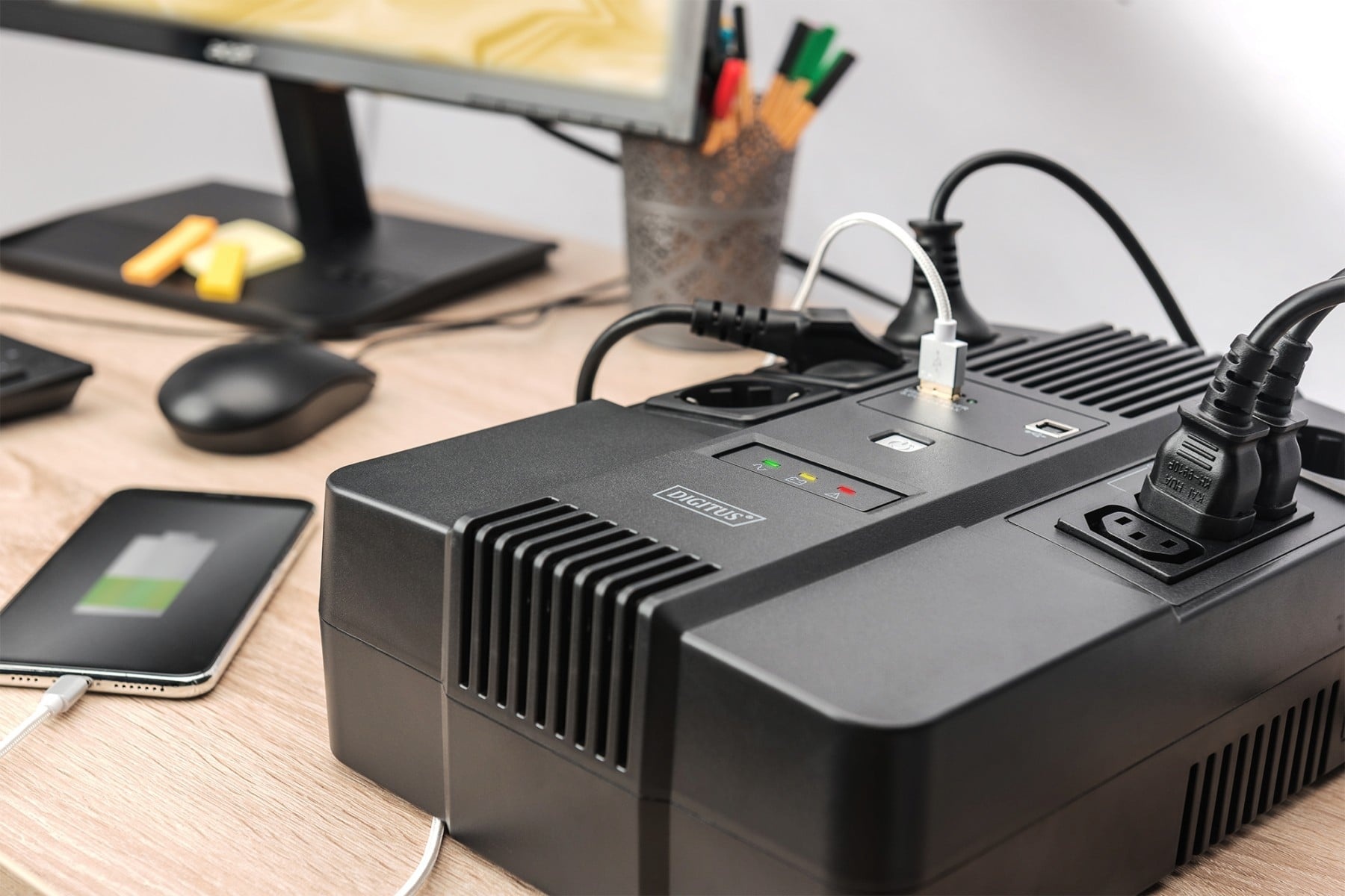 DIGITUS Digitus DN-170111 gruppo di continuità (UPS) A linea interattiva 0,8 kVA 7 presa(e) AC - BATTERIE E ALIMENTATORI | TecnoCARE.net Sabaudia, Latina, Terracina, San Felice Circeo e Pontinia