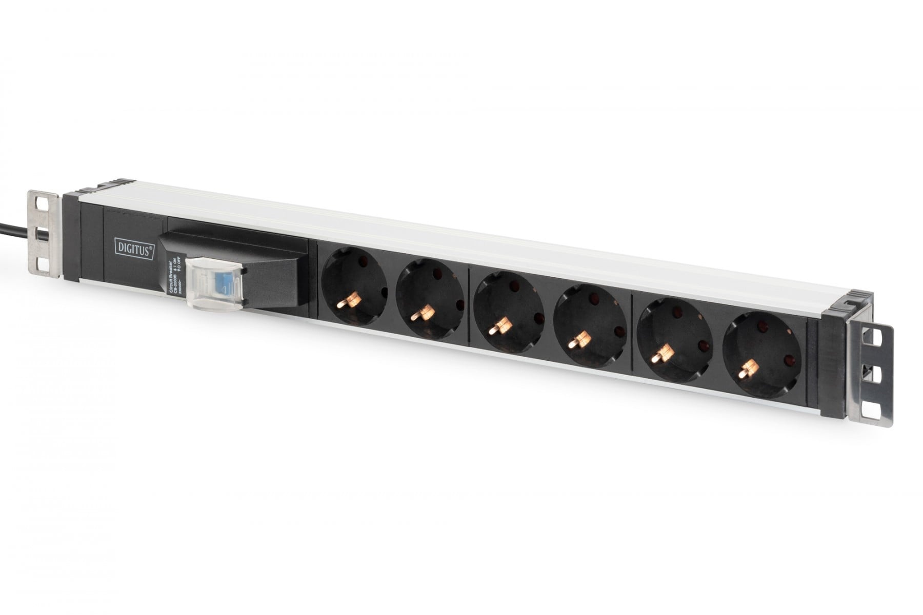 DIGITUS Digitus DN-95417 unità di distribuzione dell'energia (PDU) 6 presa(e) AC 0U/1U Nero, Argento - BATTERIE E ALIMENTATORI | TecnoCARE.net Sabaudia, Latina, Terracina, San Felice Circeo e Pontinia