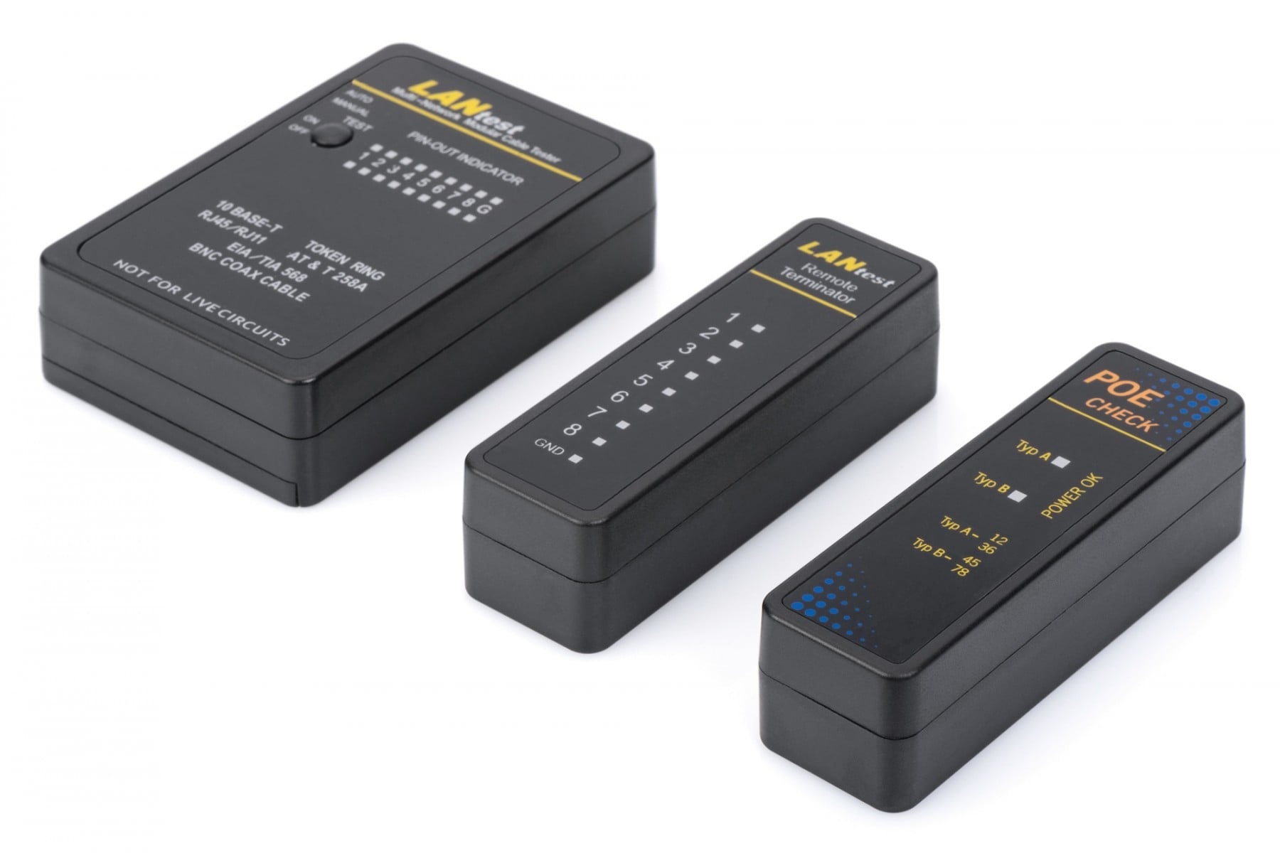 DIGITUS Digitus DN-14001-1 tester per cavo di rete Nero - RETI | TecnoCARE.net Sabaudia, Latina, Terracina, San Felice Circeo e Pontinia