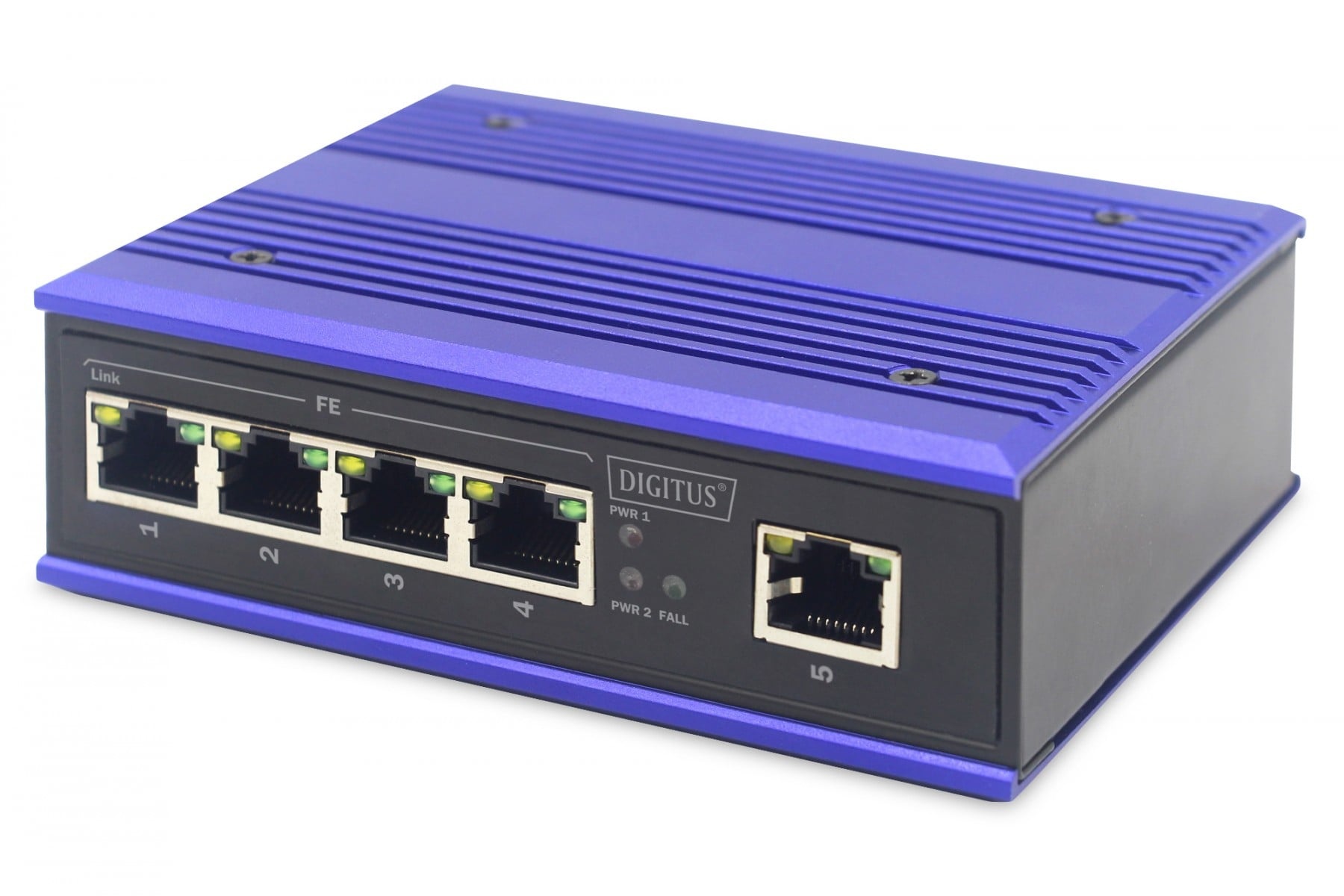 DIGITUS Digitus DN-650105 switch di rete L2 Fast Ethernet (10/100) Nero, Blu - RETI | TecnoCARE.net Sabaudia, Latina, Terracina, San Felice Circeo e Pontinia