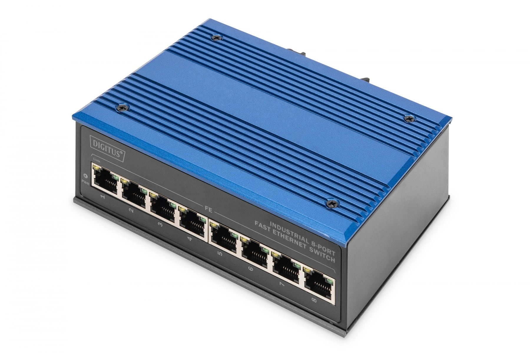 DIGITUS Digitus DN-650106 switch di rete L2 Fast Ethernet (10/100) Nero, Blu - RETI | TecnoCARE.net Sabaudia, Latina, Terracina, San Felice Circeo e Pontinia