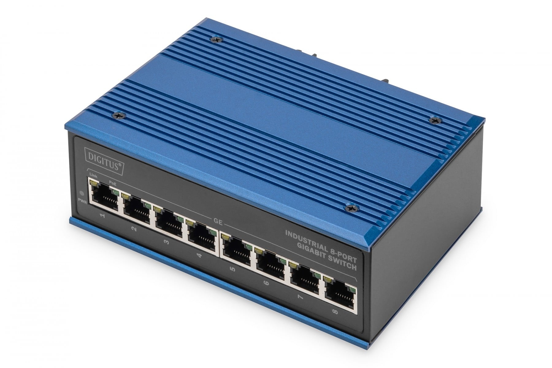 DIGITUS Digitus DN-651121 switch di rete L2 Gigabit Ethernet (10/100/1000) Supporto Power over Ethernet (PoE) Nero, Blu - RETI | TecnoCARE.net Sabaudia, Latina, Terracina, San Felice Circeo e Pontinia