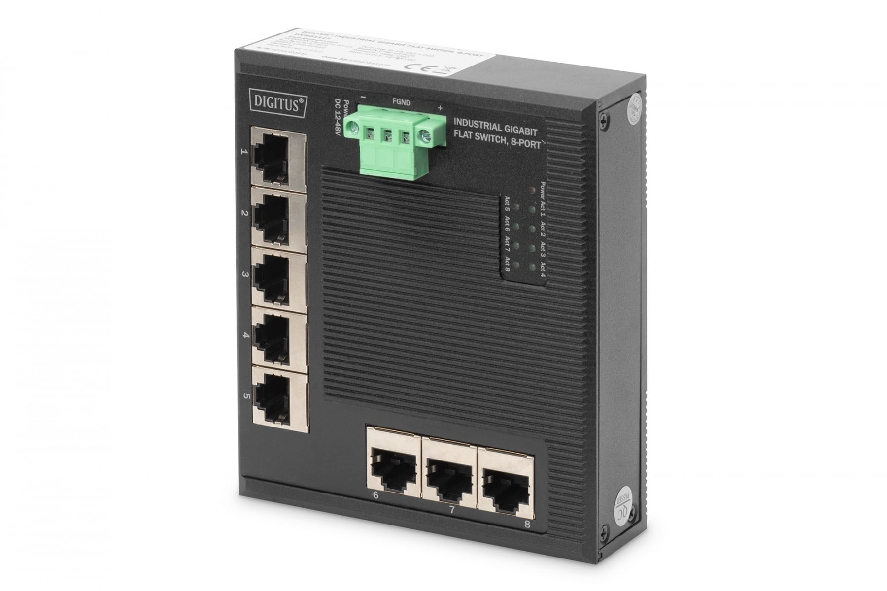 DIGITUS Digitus DN-651127 switch di rete Gigabit Ethernet (10/100/1000) Nero - RETI | TecnoCARE.net Sabaudia, Latina, Terracina, San Felice Circeo e Pontinia