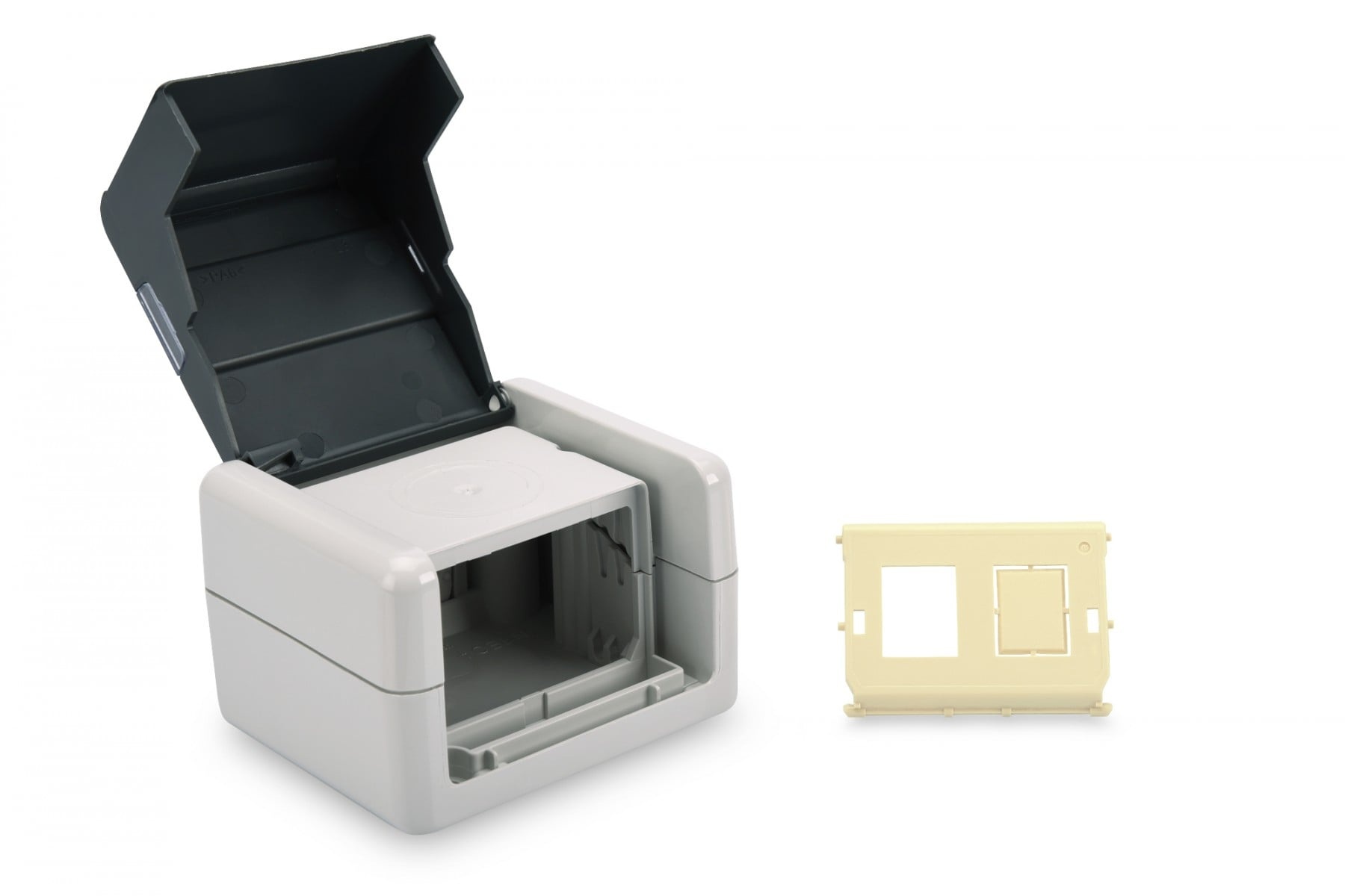 DIGITUS Digitus DN-93844-OD-2 cassetta di scarico RJ-45 Nero, Grigio - DISPOSITIVI E ACCESSORI DI CABLAGGIO | TecnoCARE.net Sabaudia, Latina, Terracina, San Felice Circeo e Pontinia