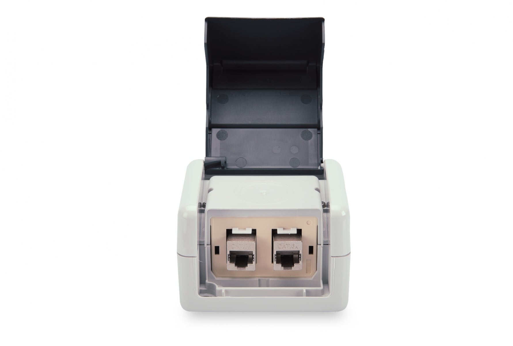 DIGITUS Digitus DN-93844-OD-2 cassetta di scarico RJ-45 Nero, Grigio - DISPOSITIVI E ACCESSORI DI CABLAGGIO | TecnoCARE.net Sabaudia, Latina, Terracina, San Felice Circeo e Pontinia