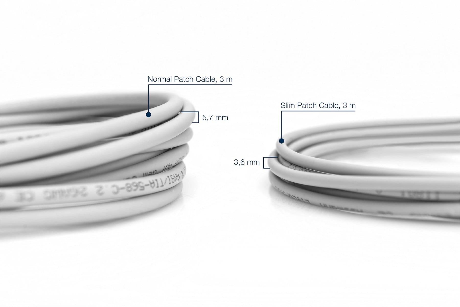 DIGITUS Cavo patch cord slim RJ45-RJ45, Cat. 6A, U/FTP, AWG 28/7, LSOH, 1 m, grigio - CAVI PER COMPUTER E PERIFERICHE | TecnoCARE.net Sabaudia, Latina, Terracina, San Felice Circeo e Pontinia