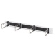 DIGITUS PANNELLO DI GESTIONE CAVI 1HE CON GUARNIZIONE A SPAZZOLA 4 ANELLI IN ACCIAIO 40X75 MM, GRIGIO (RAL 7035) - ARMADI RACK ACCESSORI | TecnoCARE.net Sabaudia, Latina, Terracina, San Felice Circeo e Pontinia